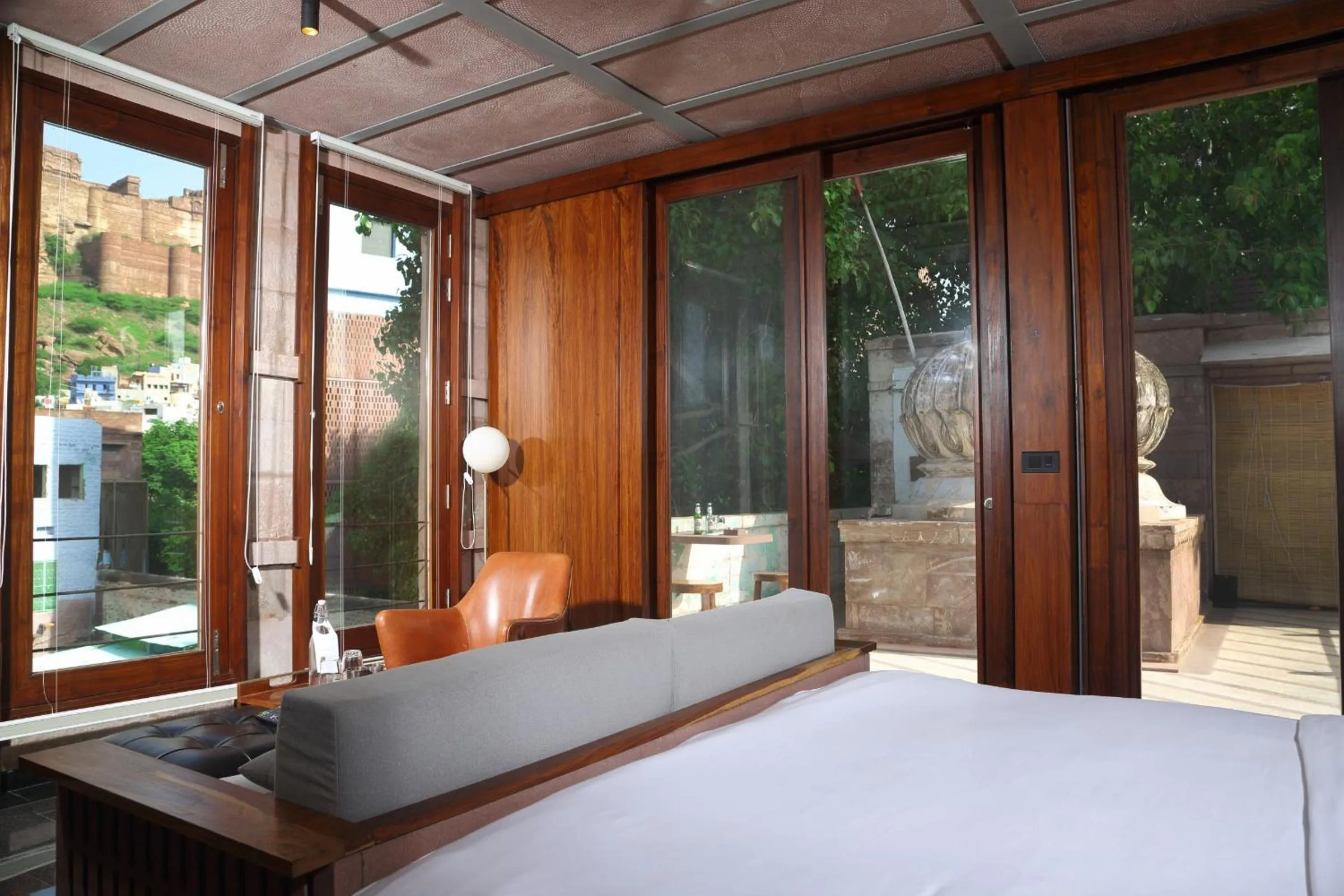 Photo of the whole room, Bed in RAAS Jodhpur