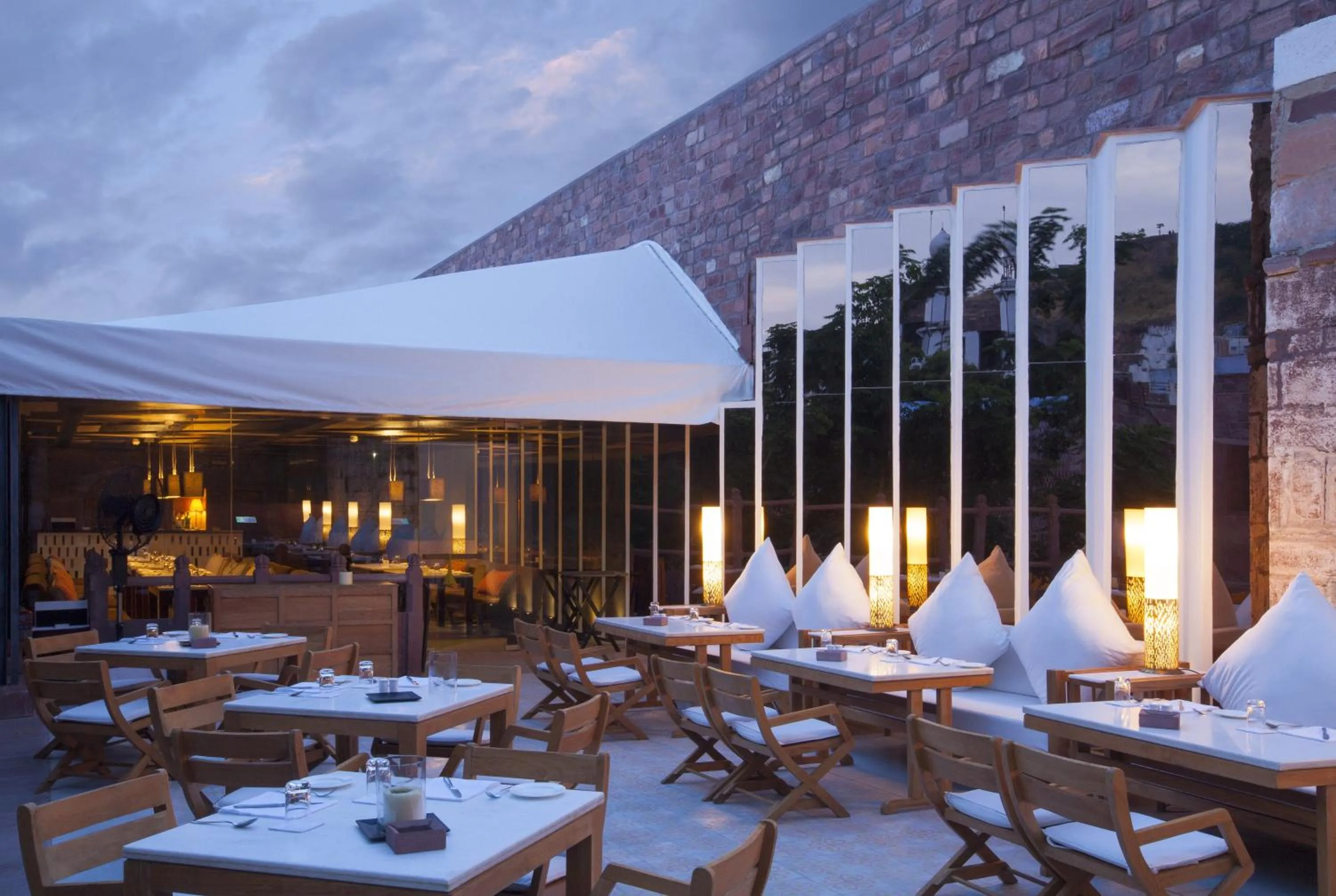 Dining area in RAAS Jodhpur