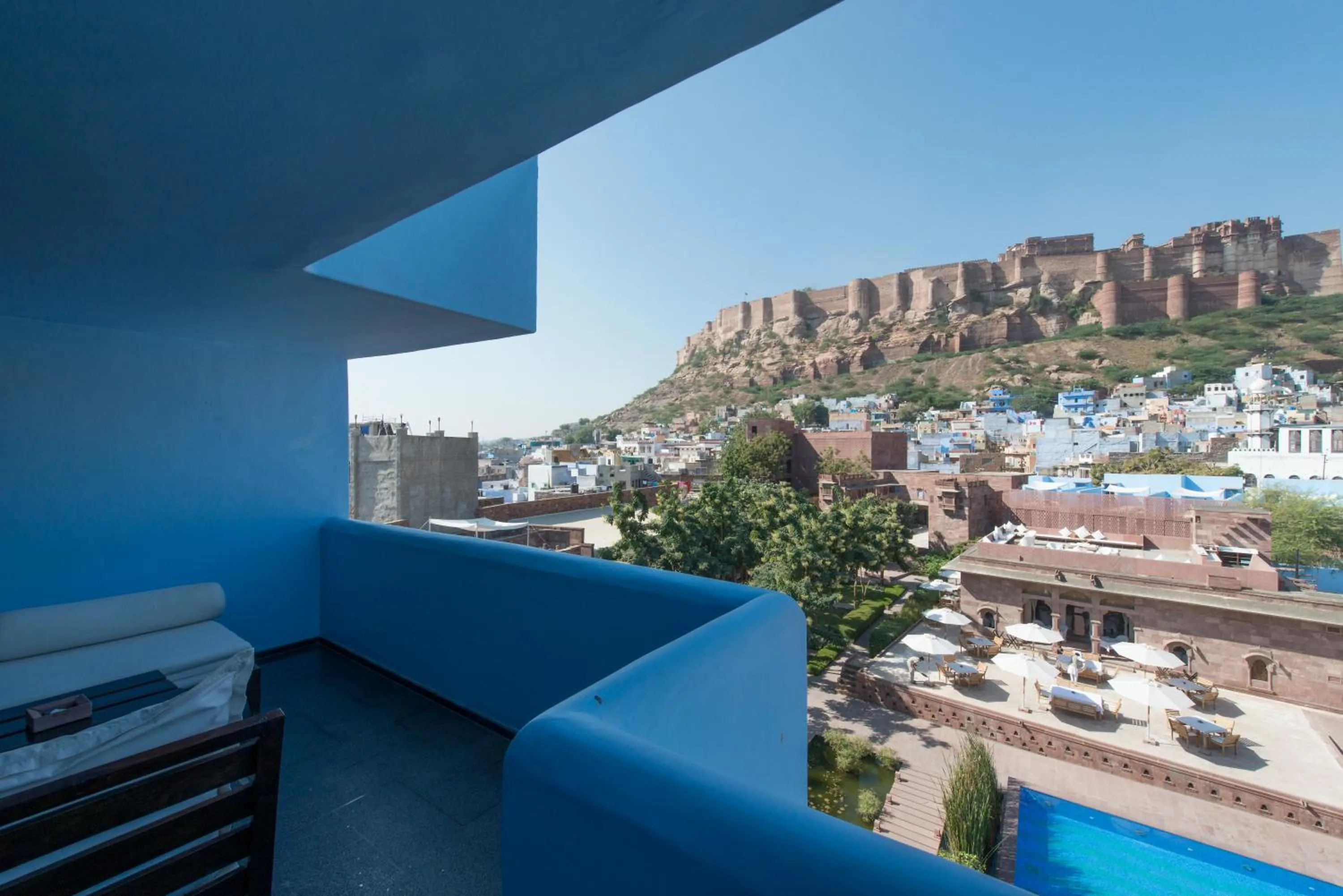 View (from property/room) in RAAS Jodhpur