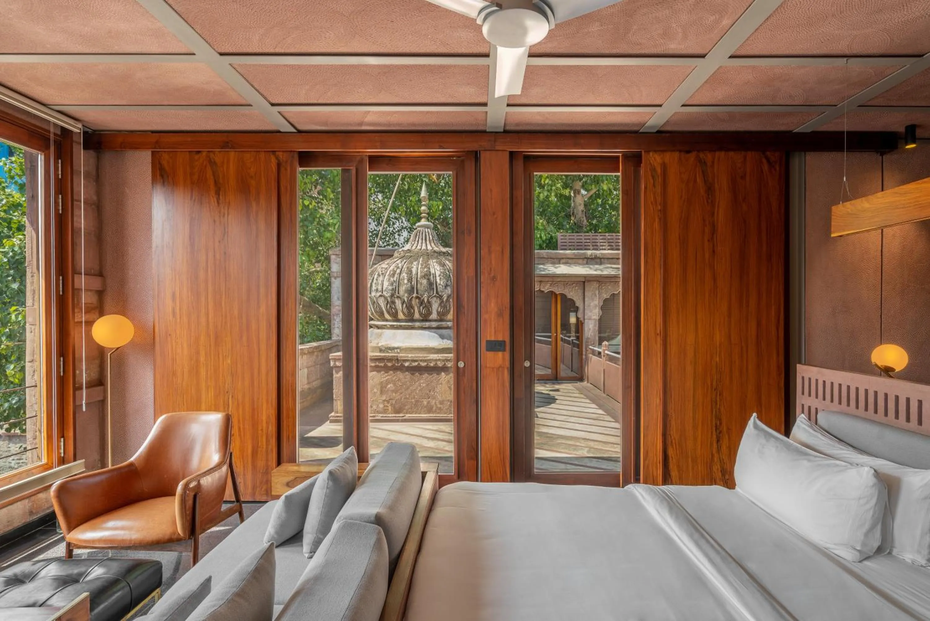 Bedroom, Bed in RAAS Jodhpur