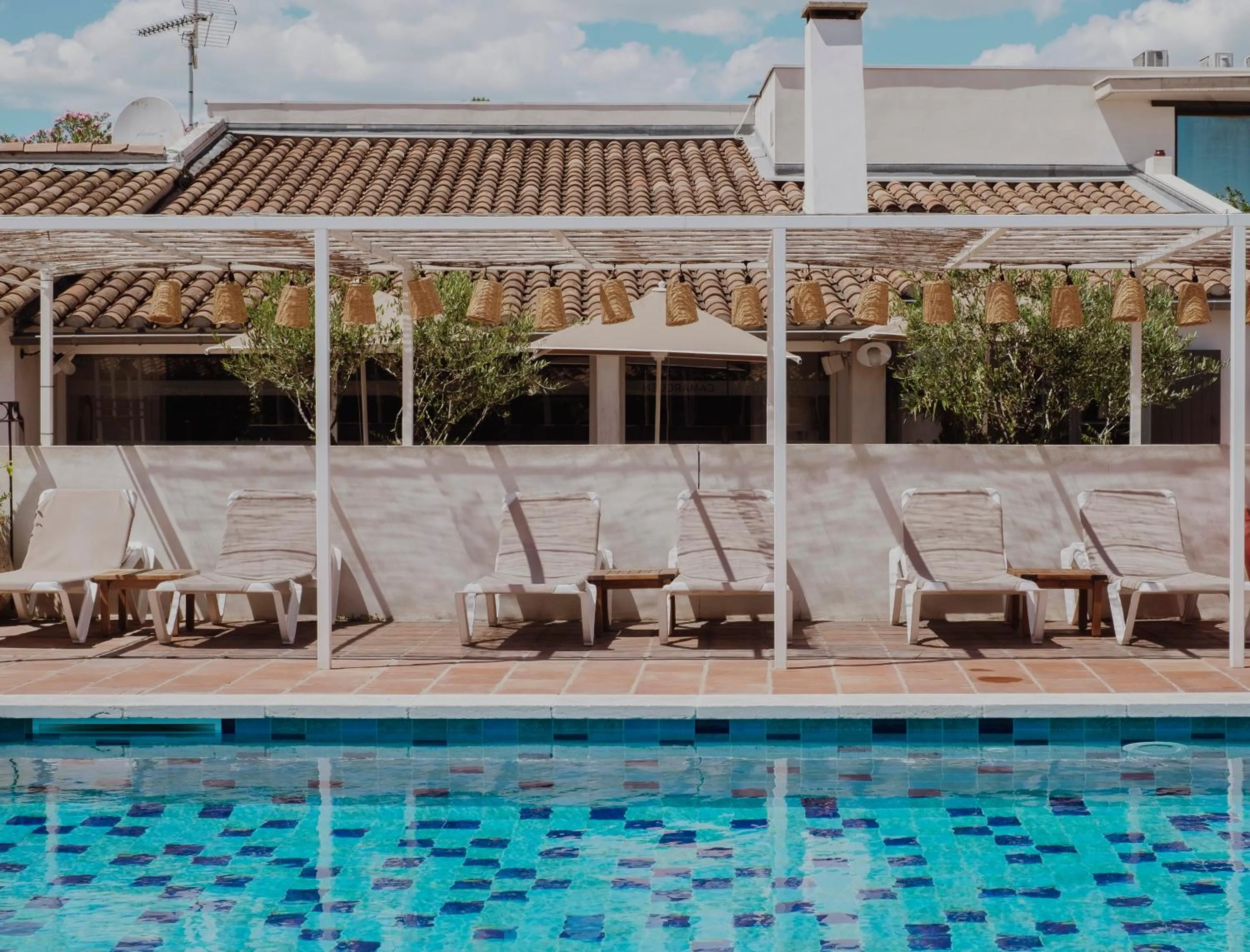 Swimming pool in Oustau Camarguen Hôtel & Spa