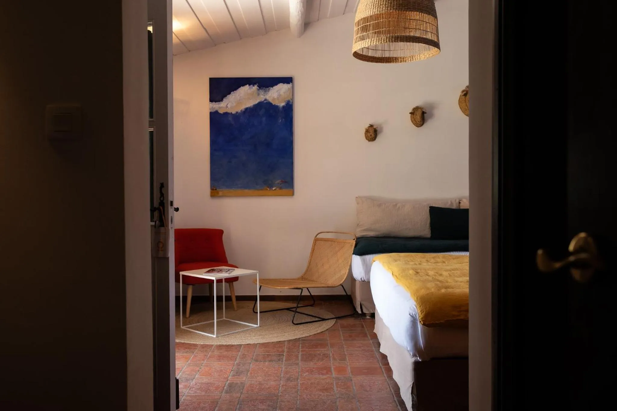 Bed in Oustau Camarguen Hôtel & Spa