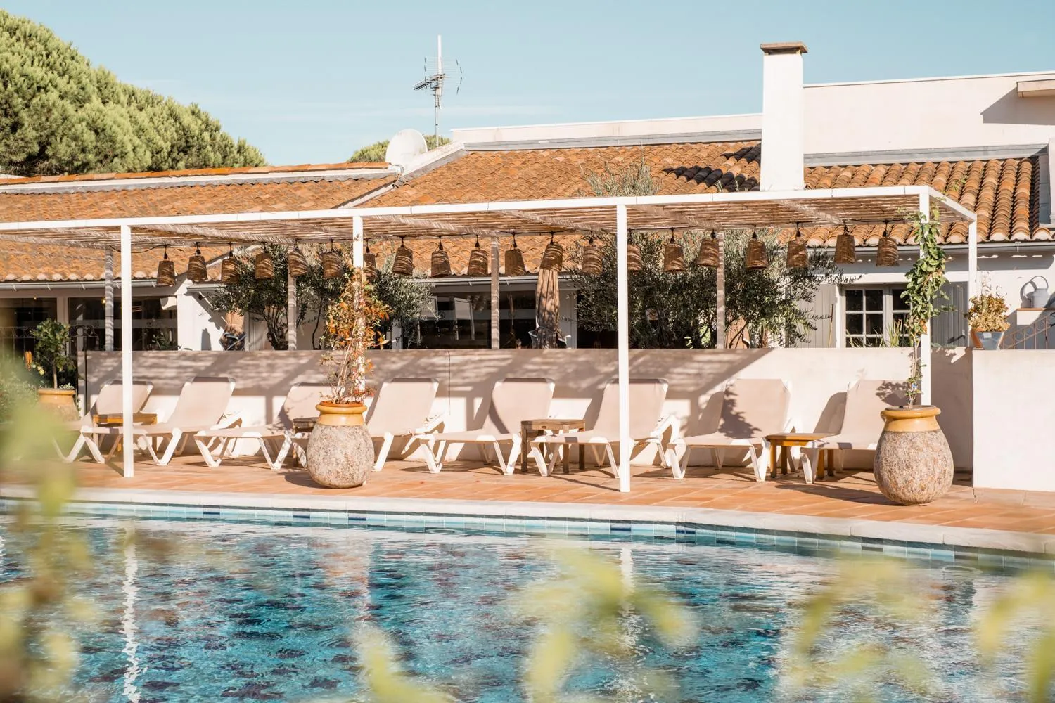 Swimming pool in Oustau Camarguen Hôtel & Spa