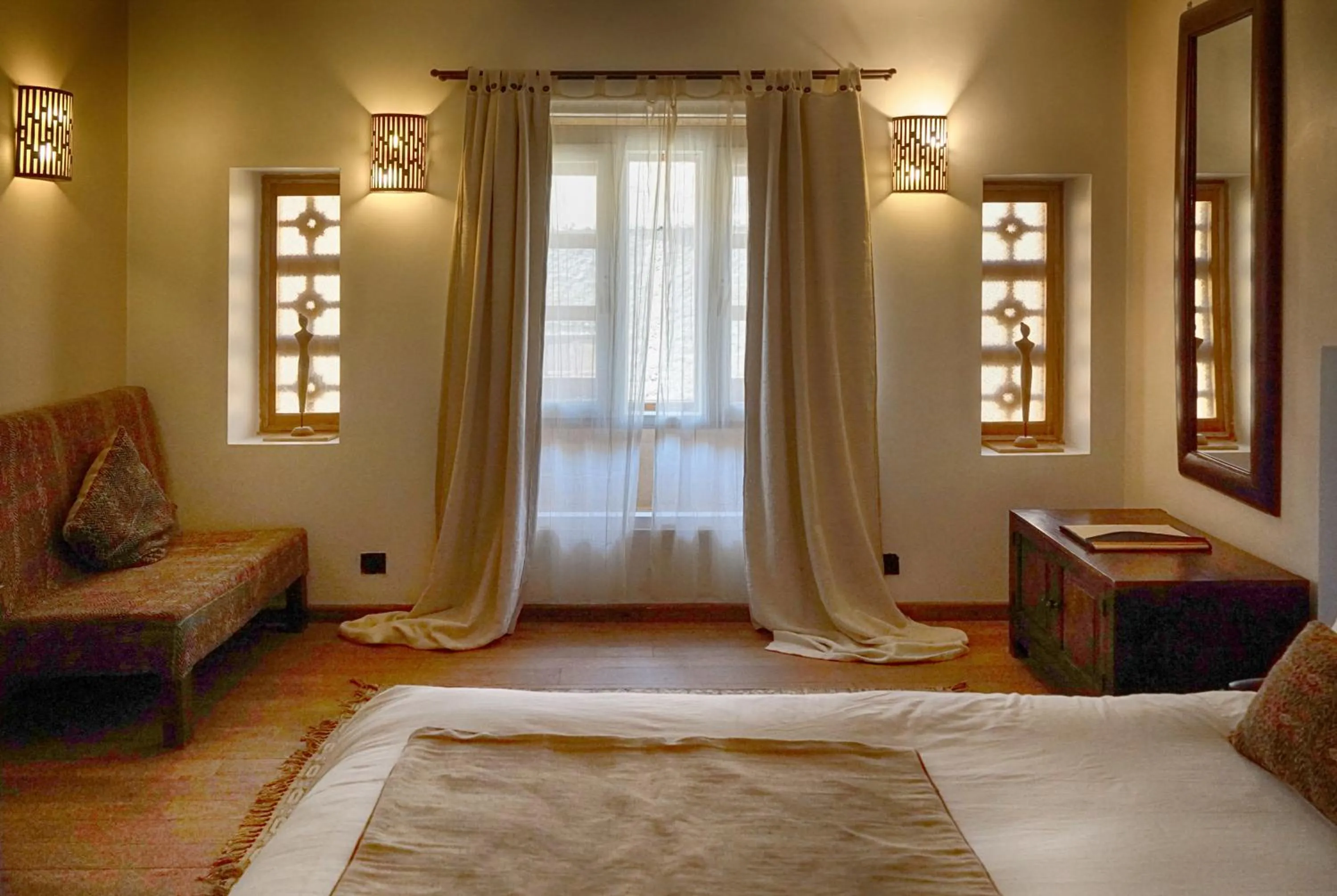 Photo of the whole room, Bed in 1st Gate Home- Fusion