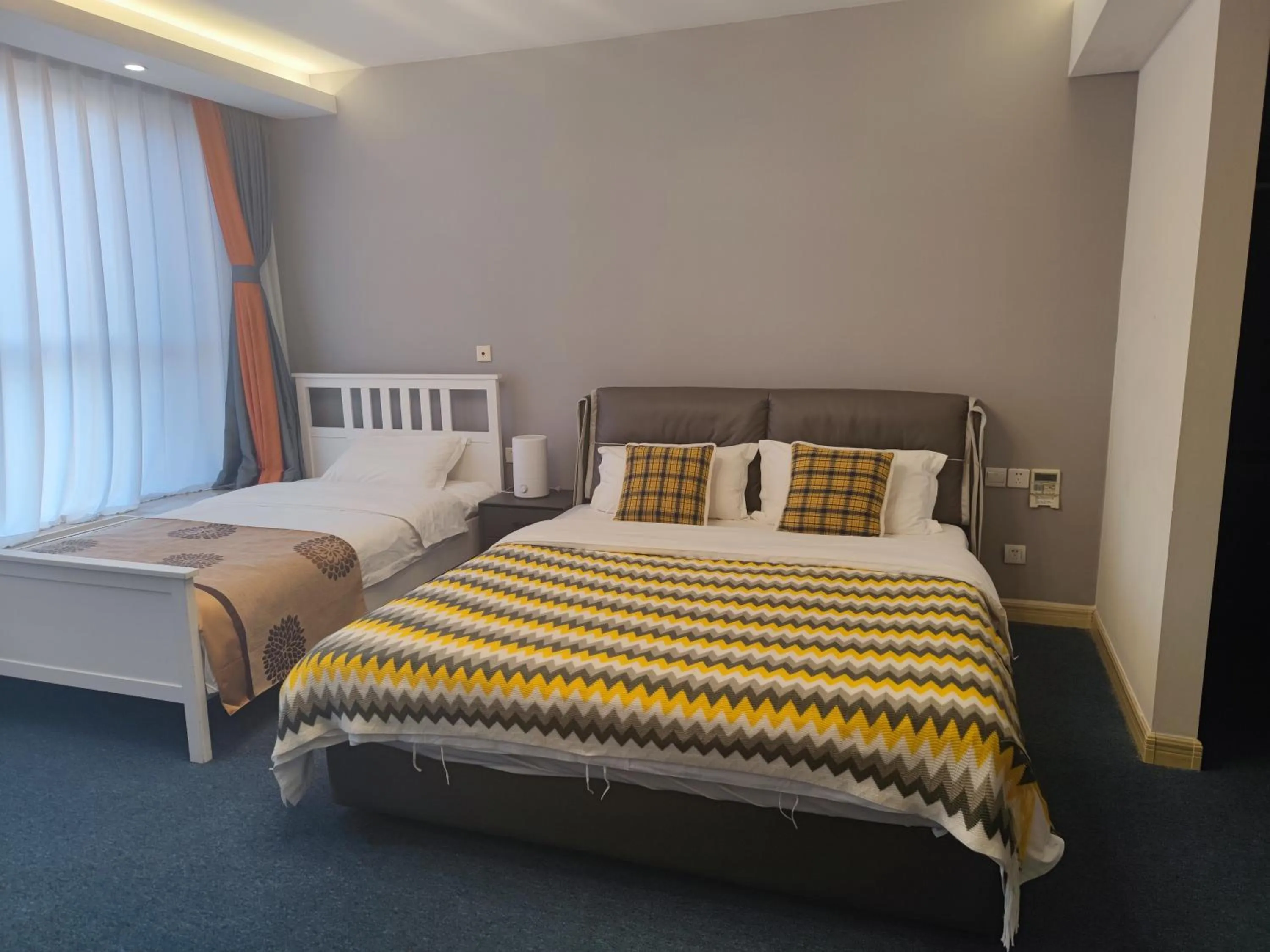 Bed in Yise Apartment Beijing Guomao CBD Branch