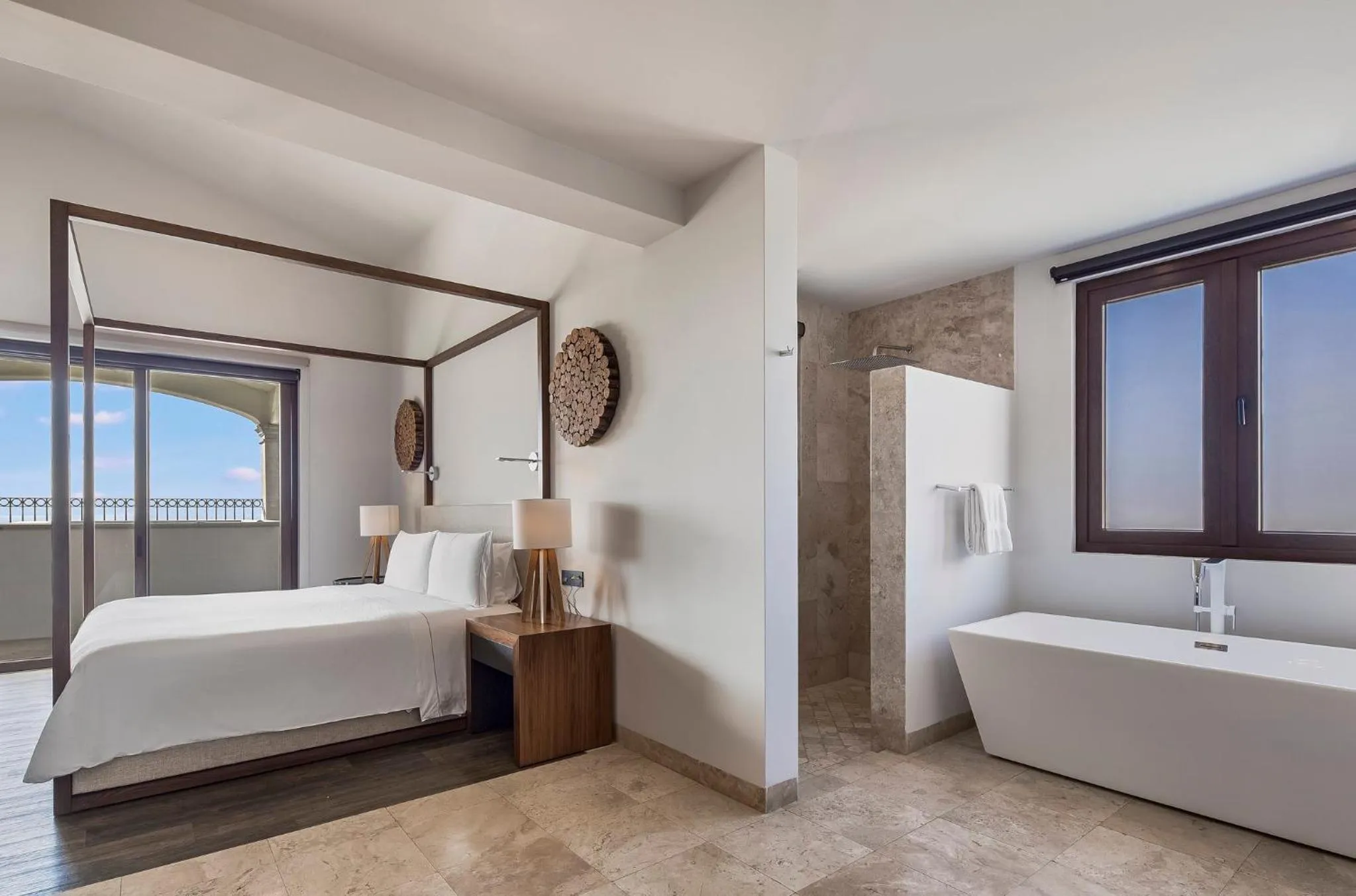 Bedroom, Bed in Live Aqua Private Residences Los Cabos