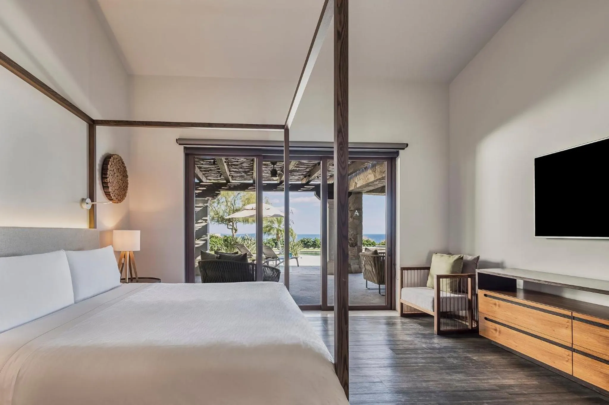 Bedroom, Bed in Live Aqua Private Residences Los Cabos