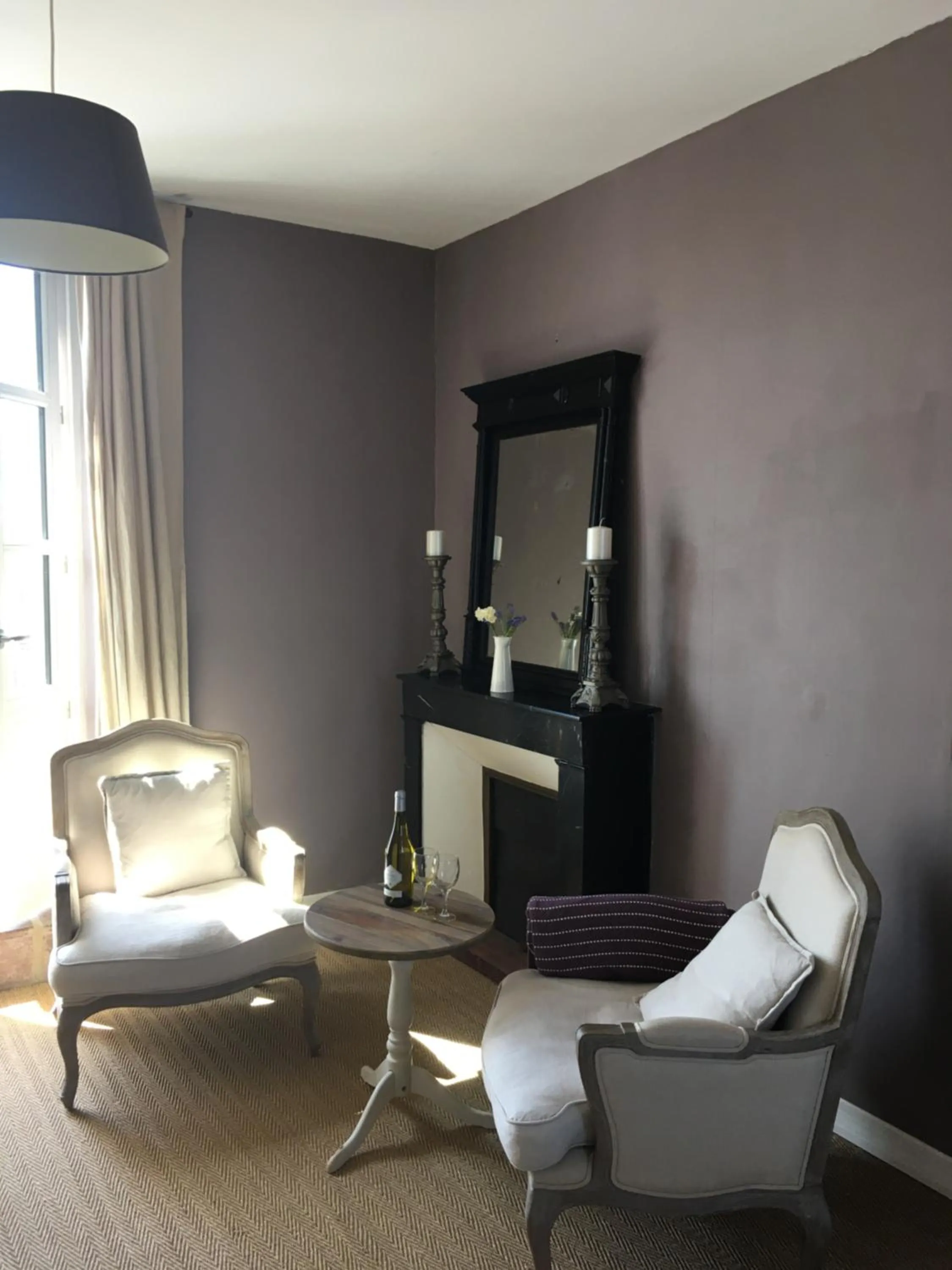 Seating area in La Maison Haute