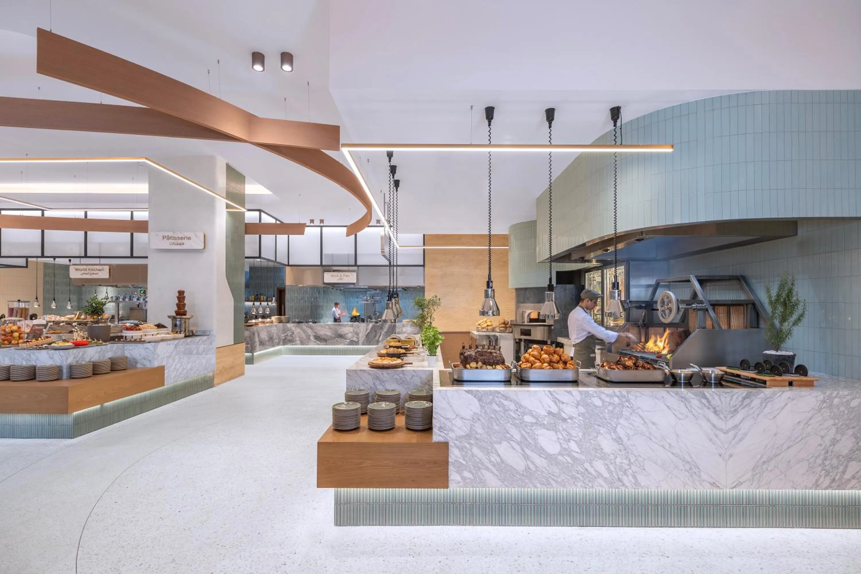 Food and drinks in Fairmont The Palm