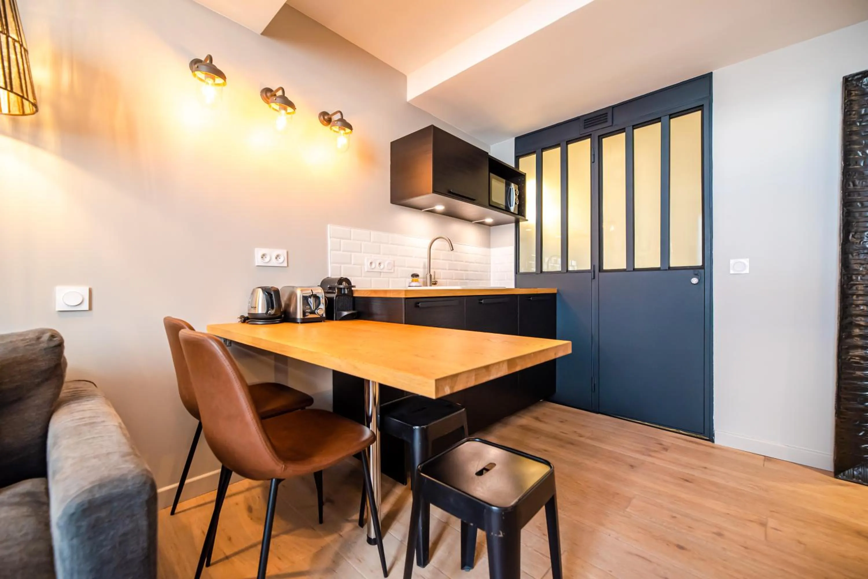 Kitchen or kitchenette in Residence Les Boulevards