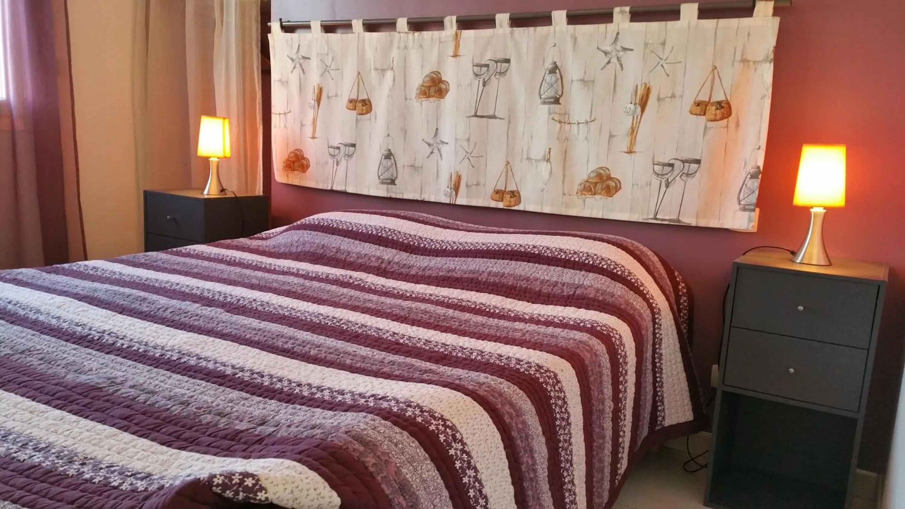 Bed in Chambres d'hôtes et gîtes Al Pati