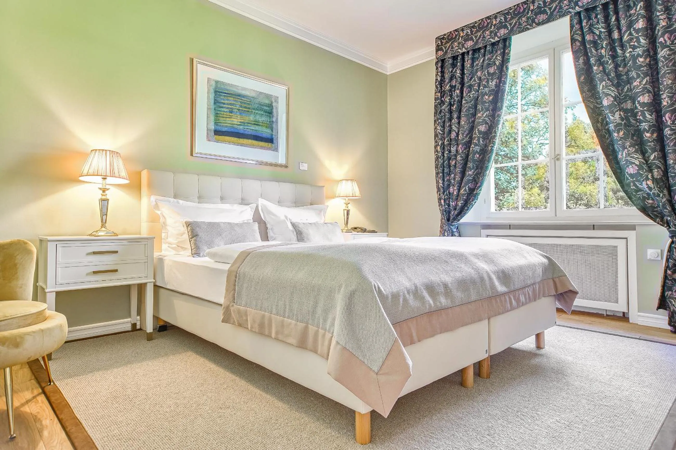 Bedroom, Bed in Wald & Schlosshotel Friedrichsruhe