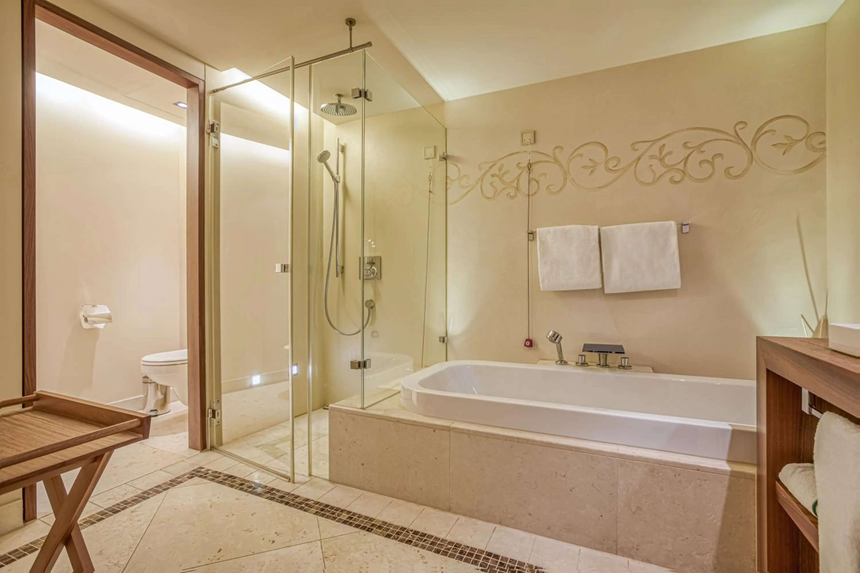 Bathroom in Wald & Schlosshotel Friedrichsruhe