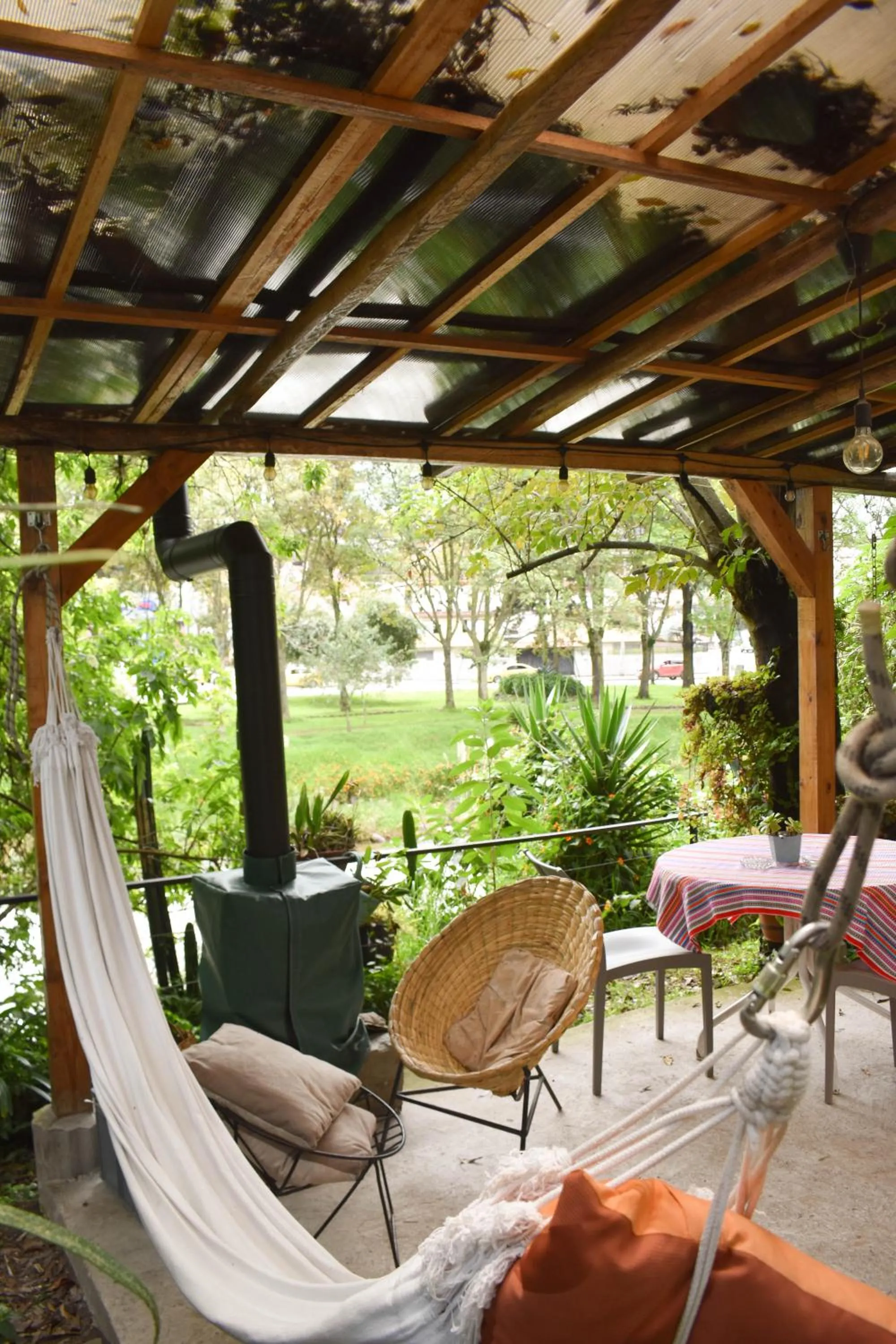 Balcony/Terrace in Apartamentos Otorongo Cuenca Ecuador