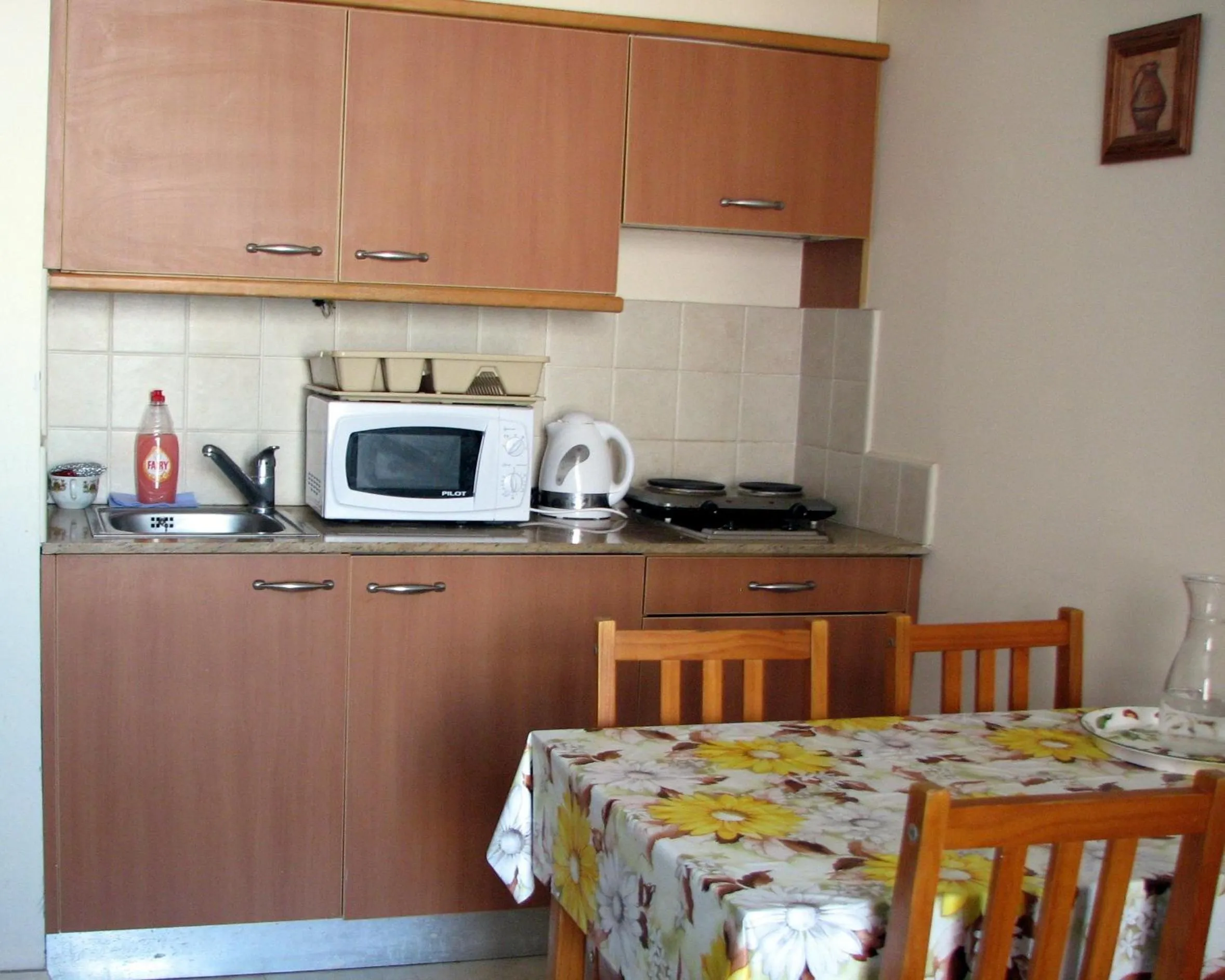 Kitchen or kitchenette in Apartments on the Beach