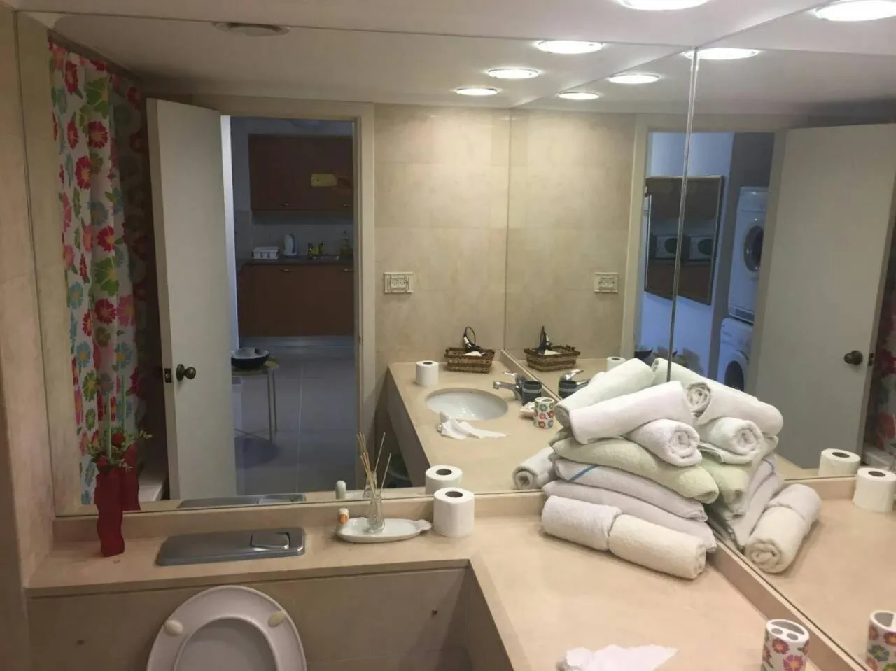 Toilet in Apartments on the Beach