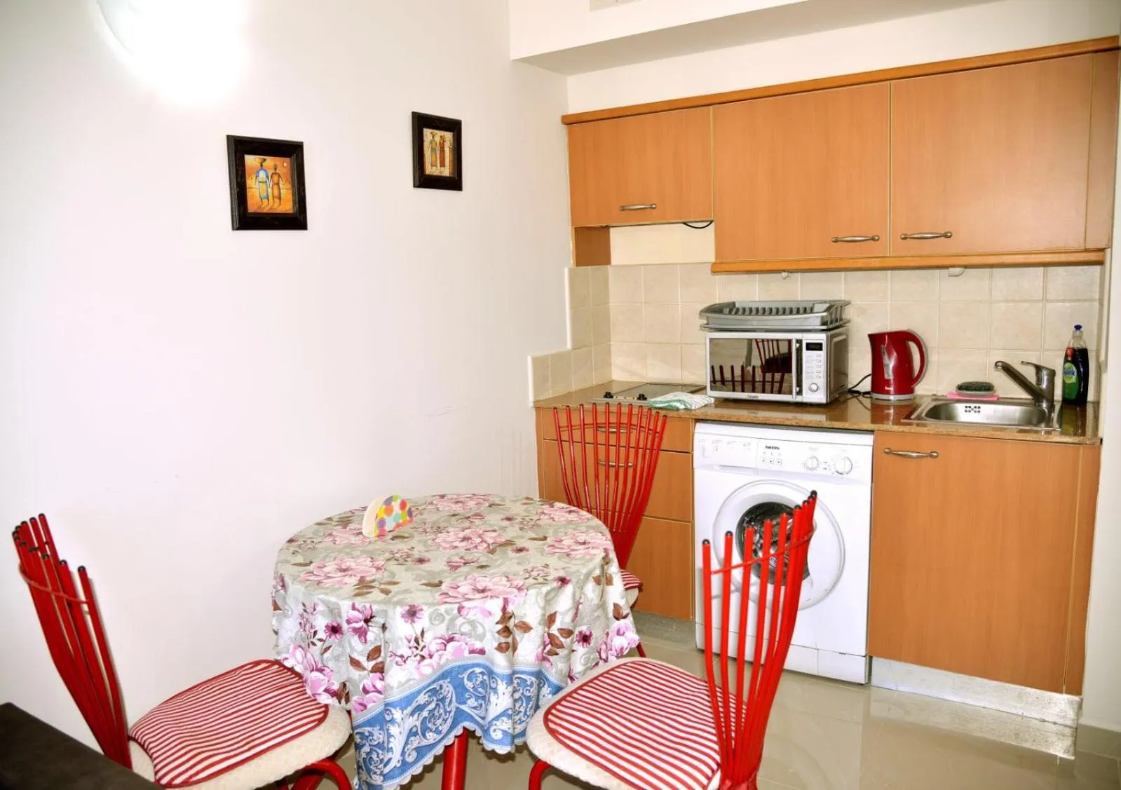 Kitchen or kitchenette in Apartments on the Beach