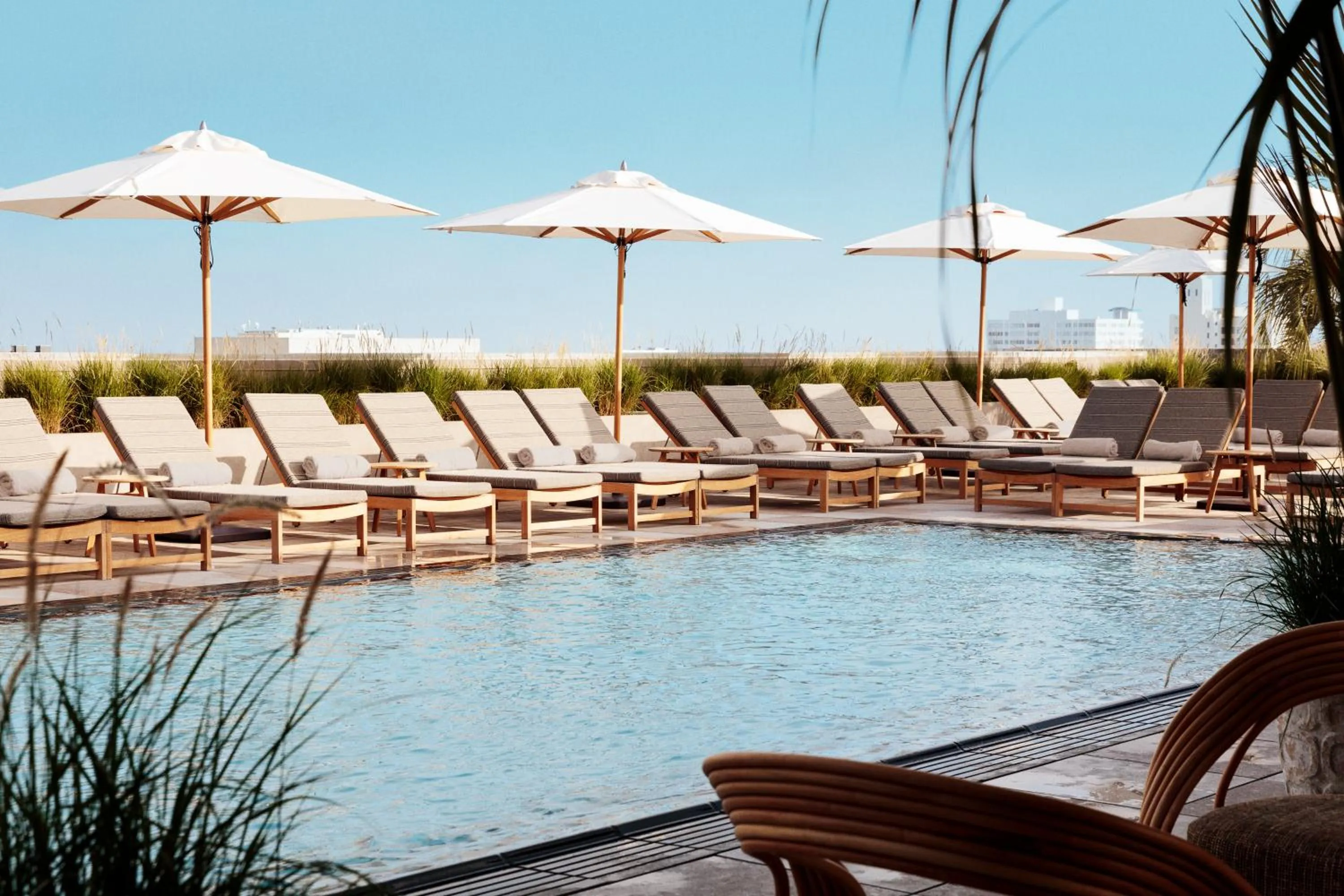 Pool view in Santa Monica Proper Hotel, a Member of Design Hotels