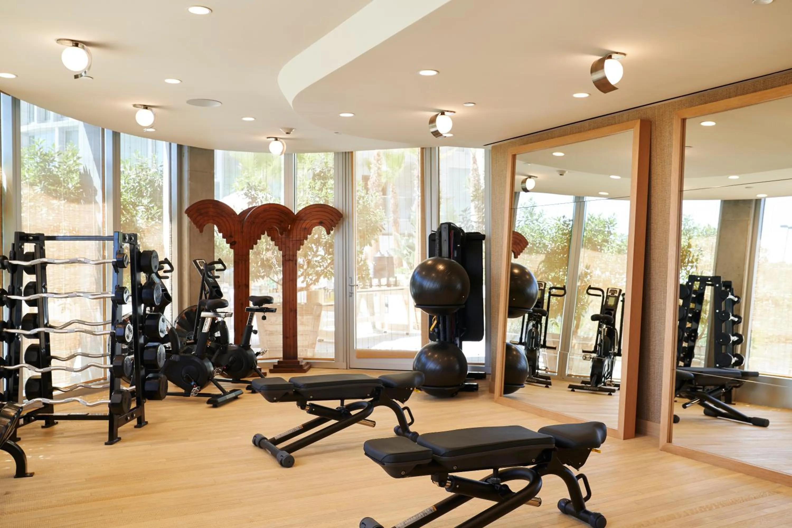 Fitness centre/facilities in Santa Monica Proper Hotel, a Member of Design Hotels