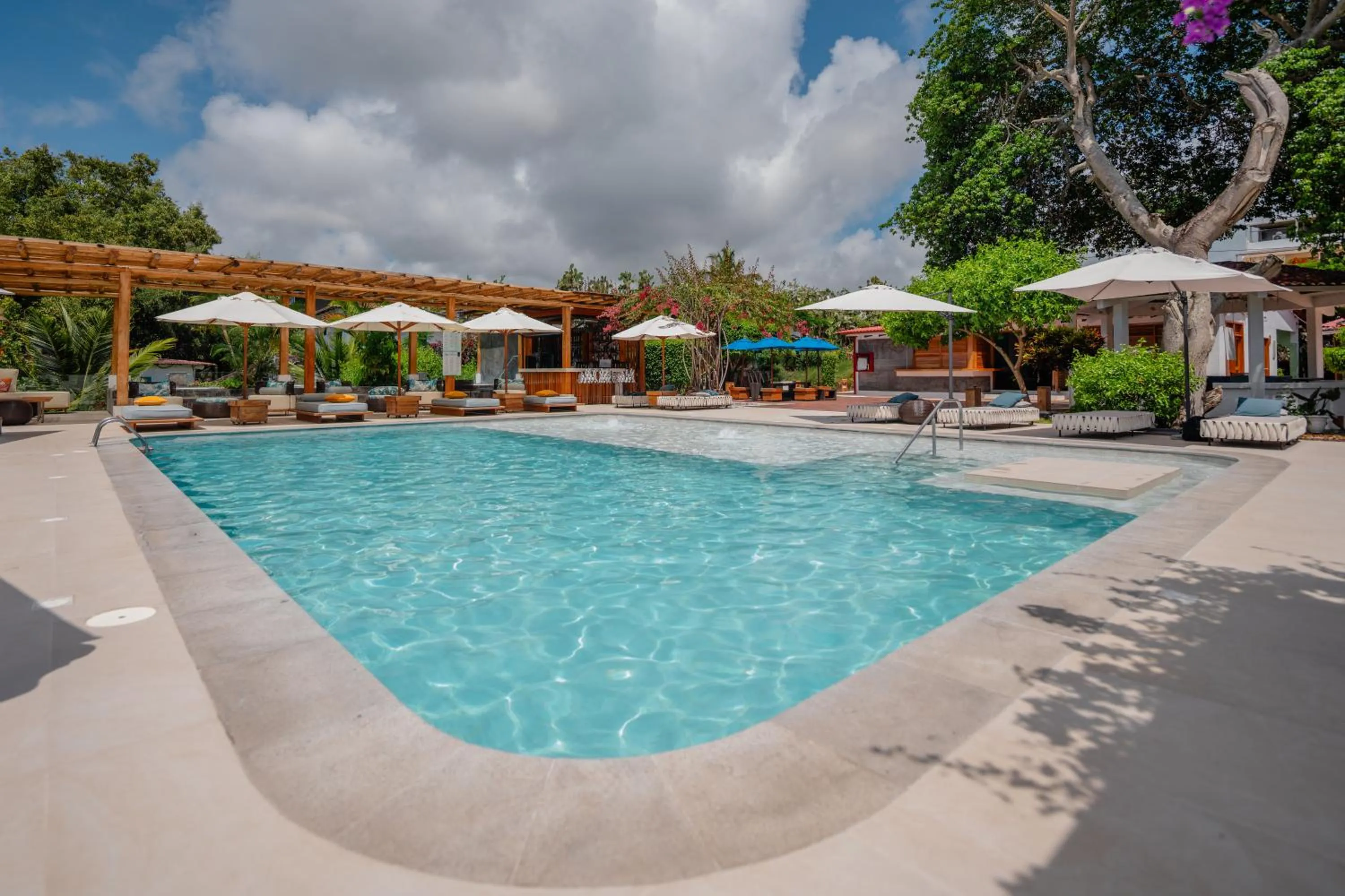 Garden view in Hotel Fiesta