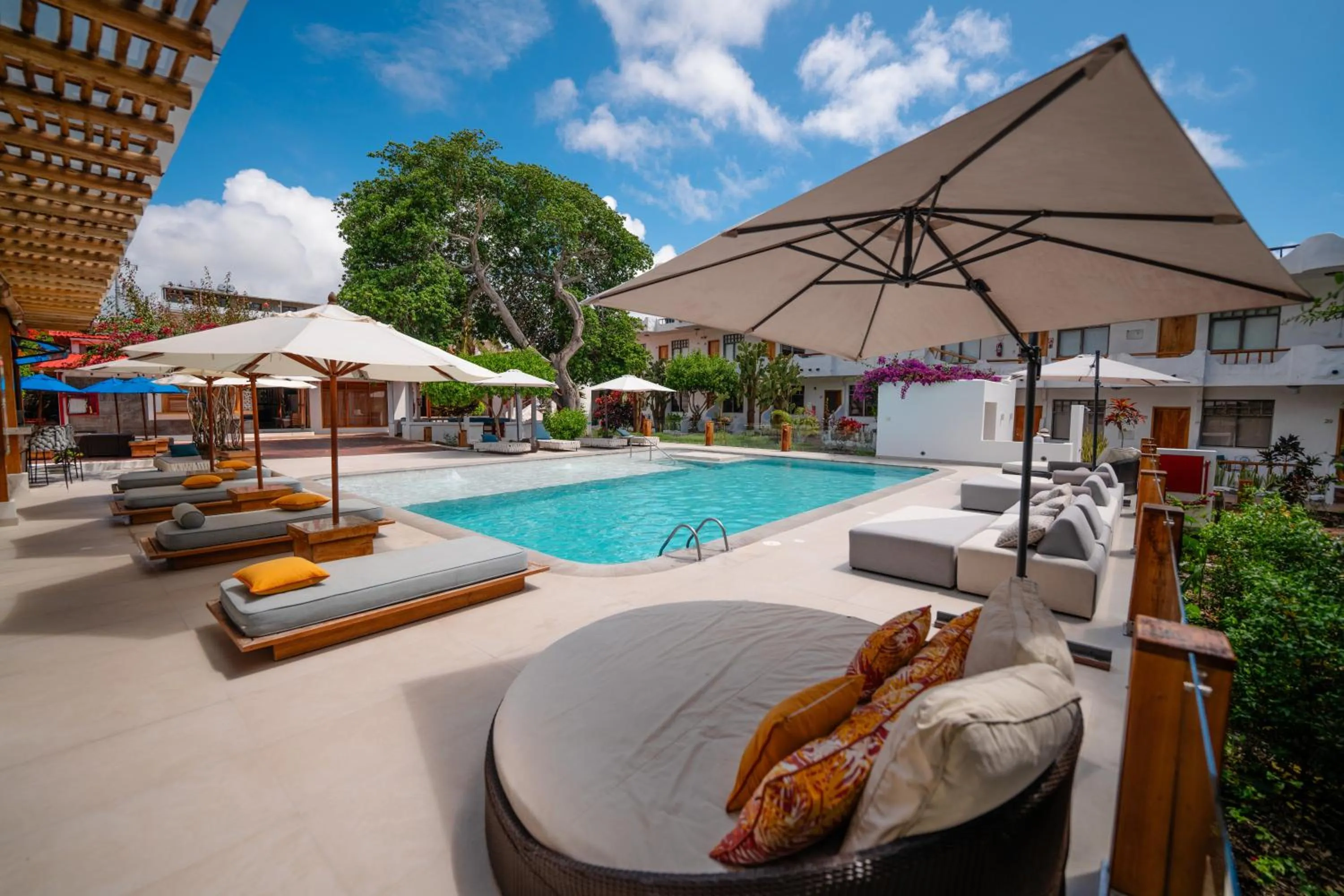 Pool view in Hotel Fiesta