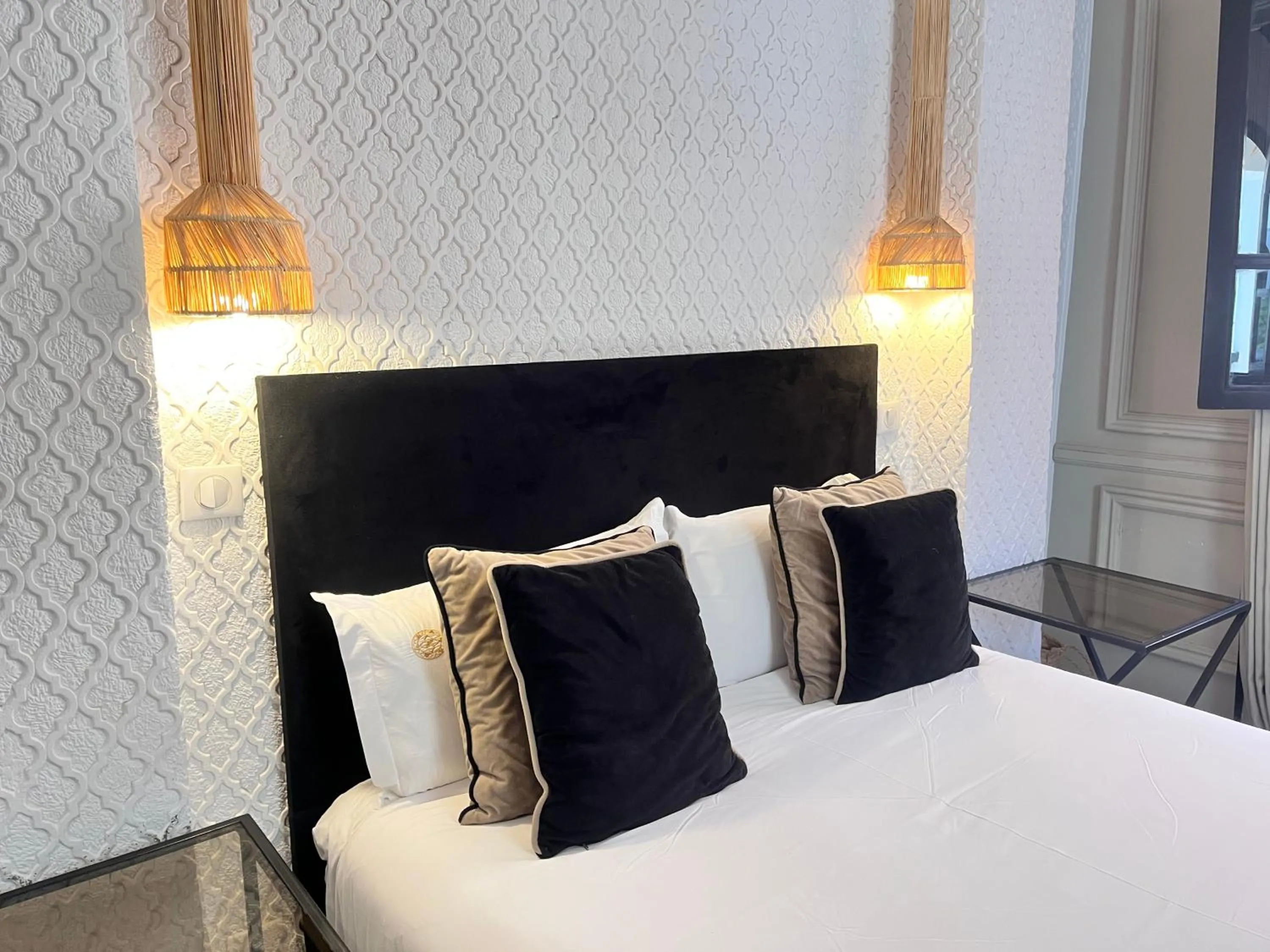 Bed in Riad Al Rimal & Spa