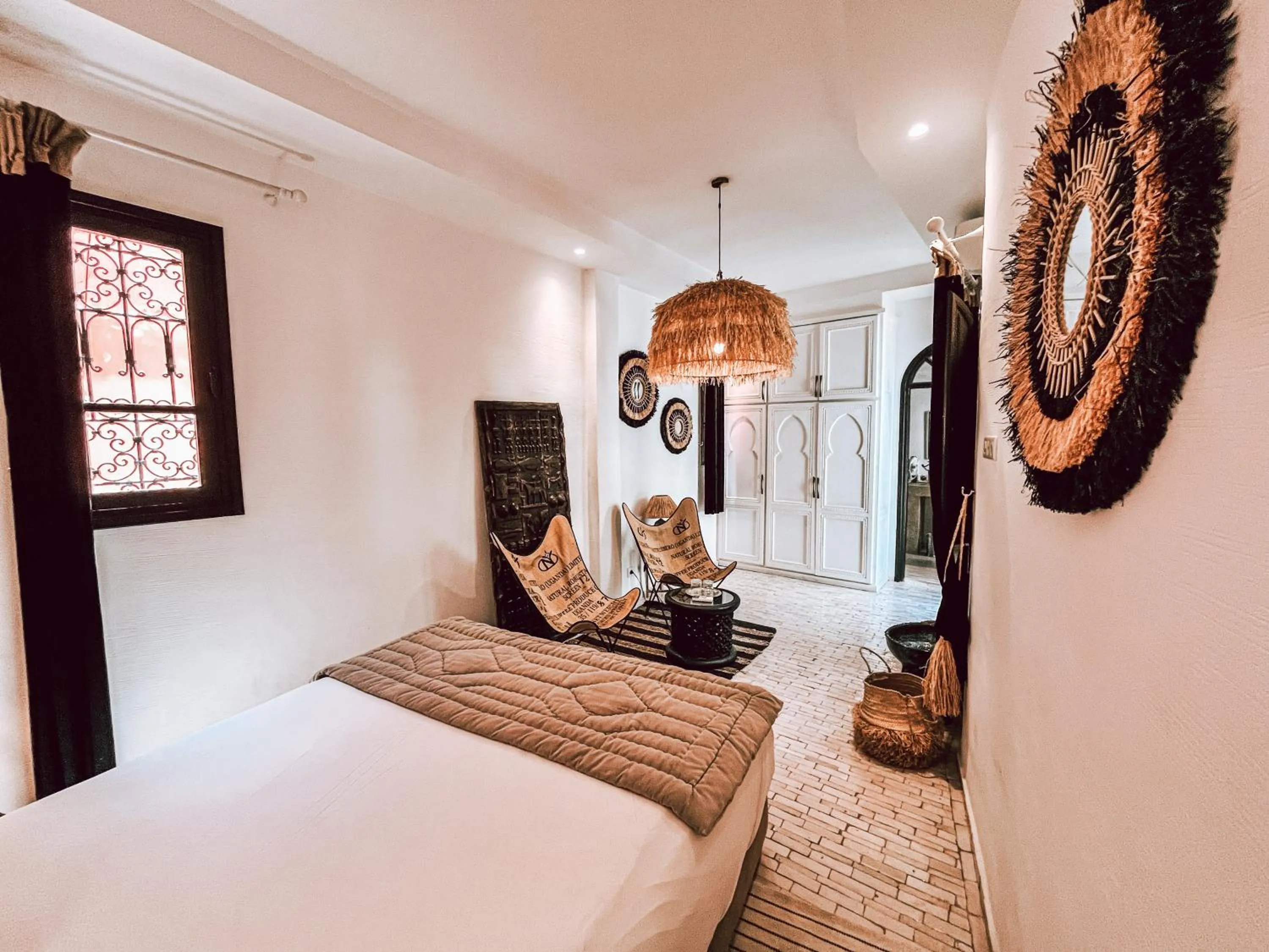 Bed in Riad Al Rimal & Spa