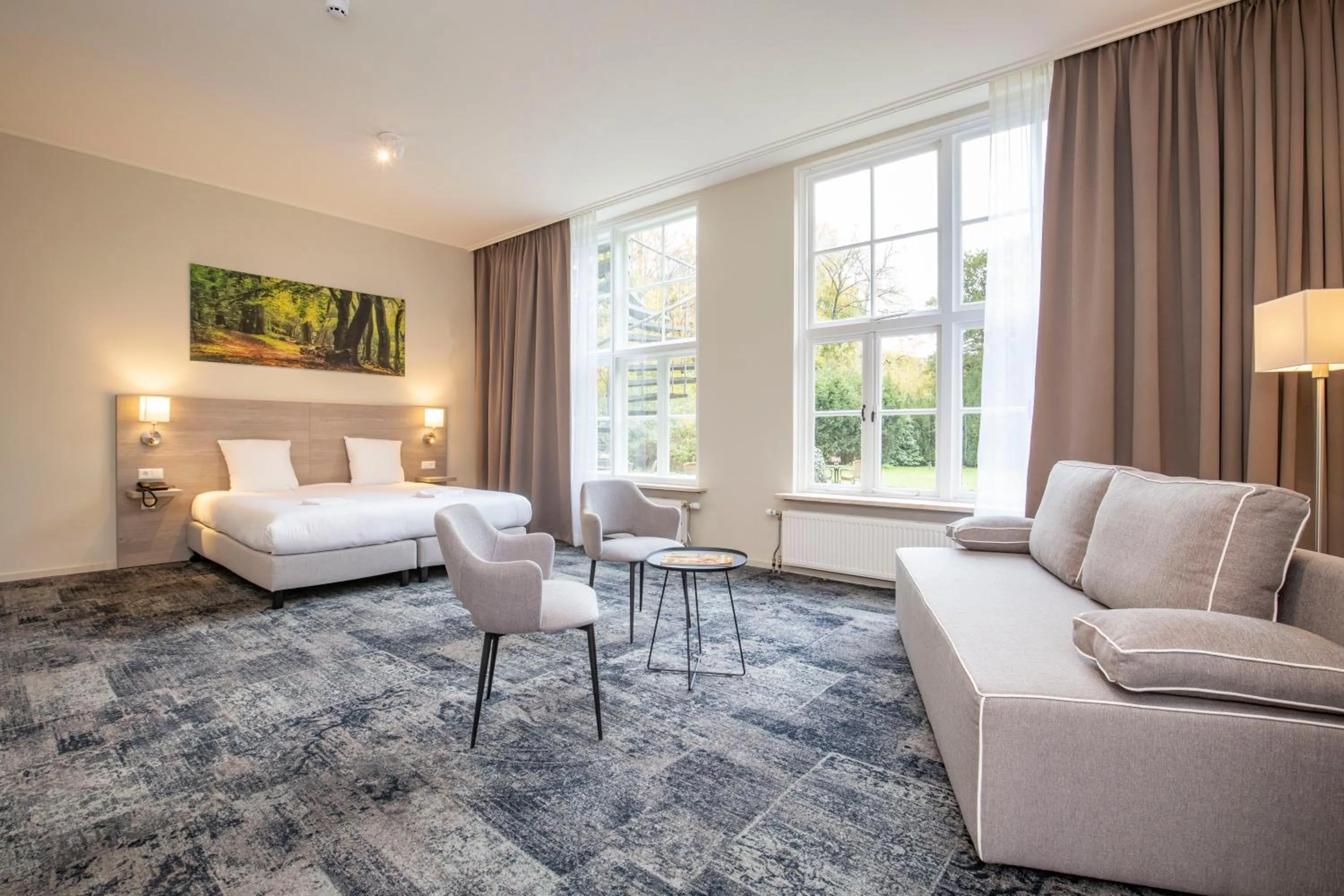 Photo of the whole room, Bed in Fletcher Hotel Landgoed Huis te Eerbeek