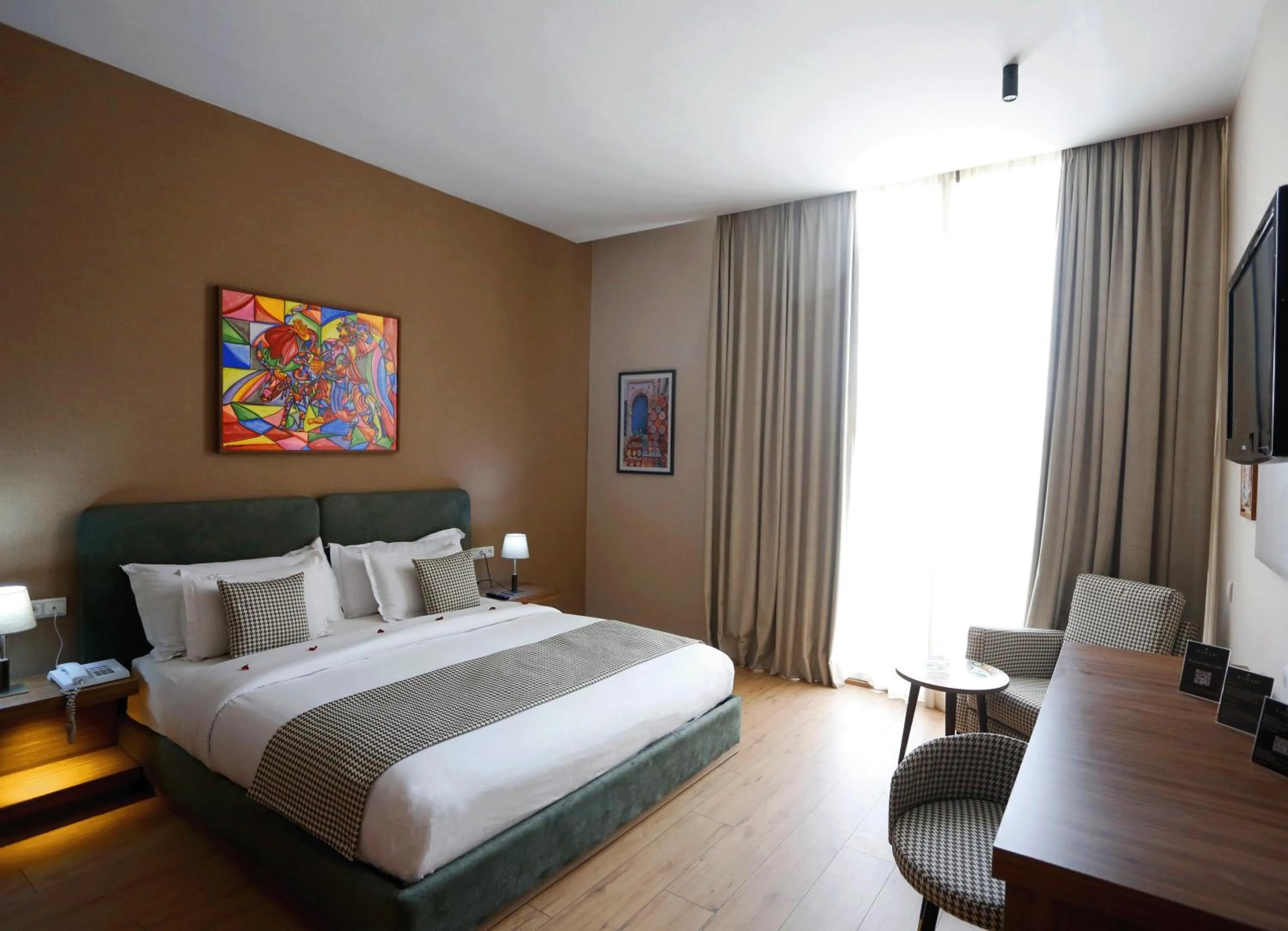 Bed in Rawabi Hotel Marrakech & Spa