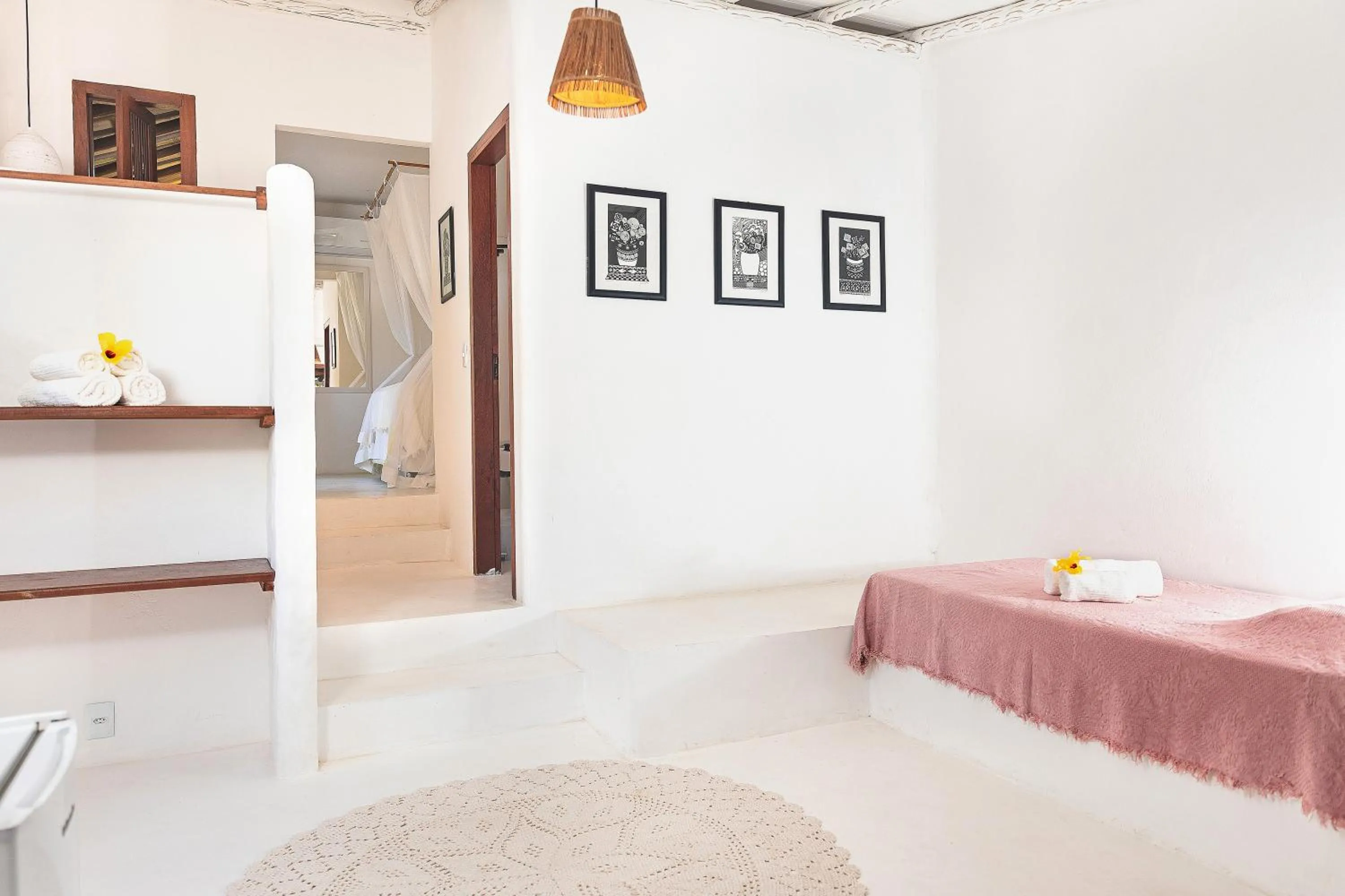 Bed in Pousada Mangue Sereno