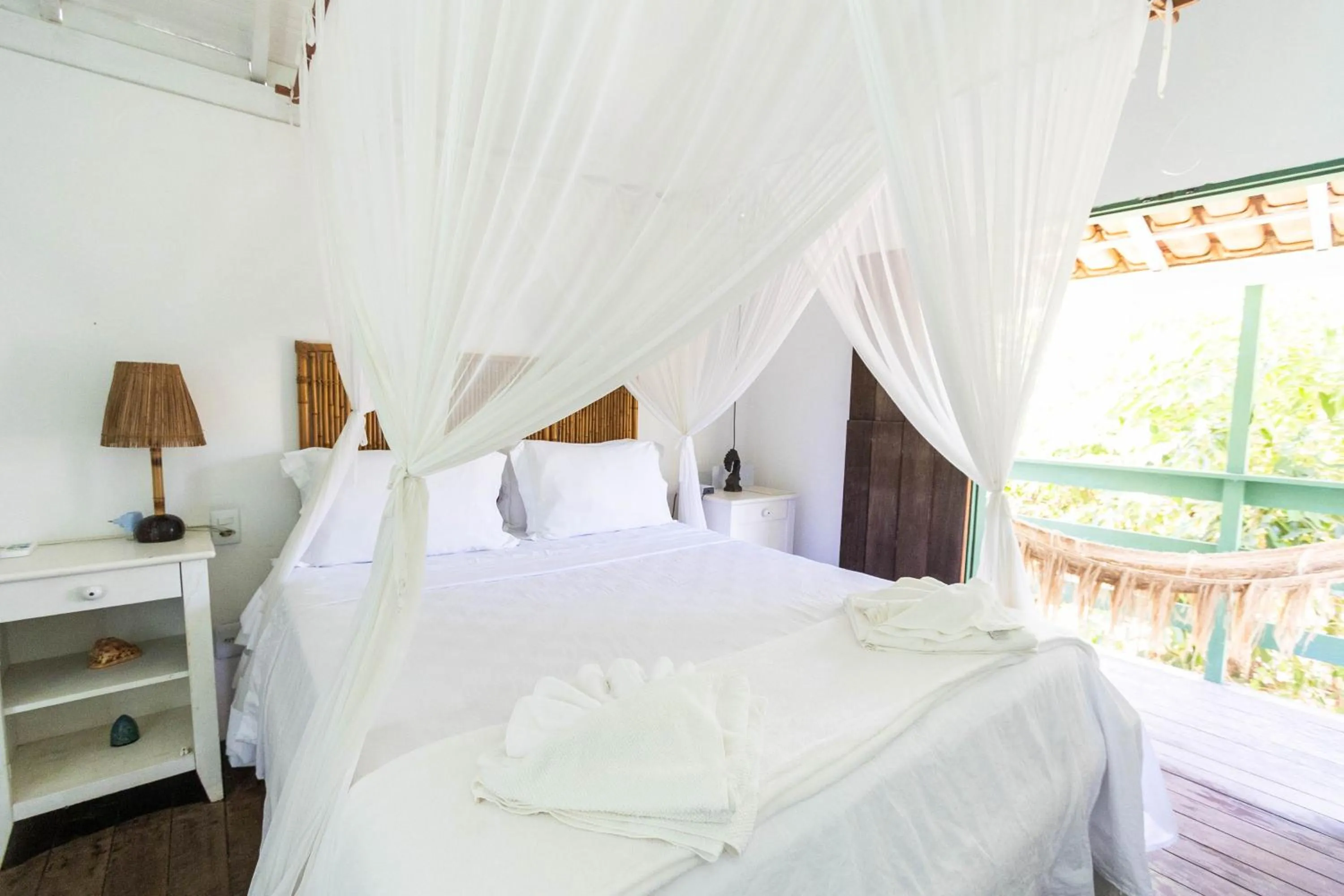 Bed in Pousada Mangue Sereno