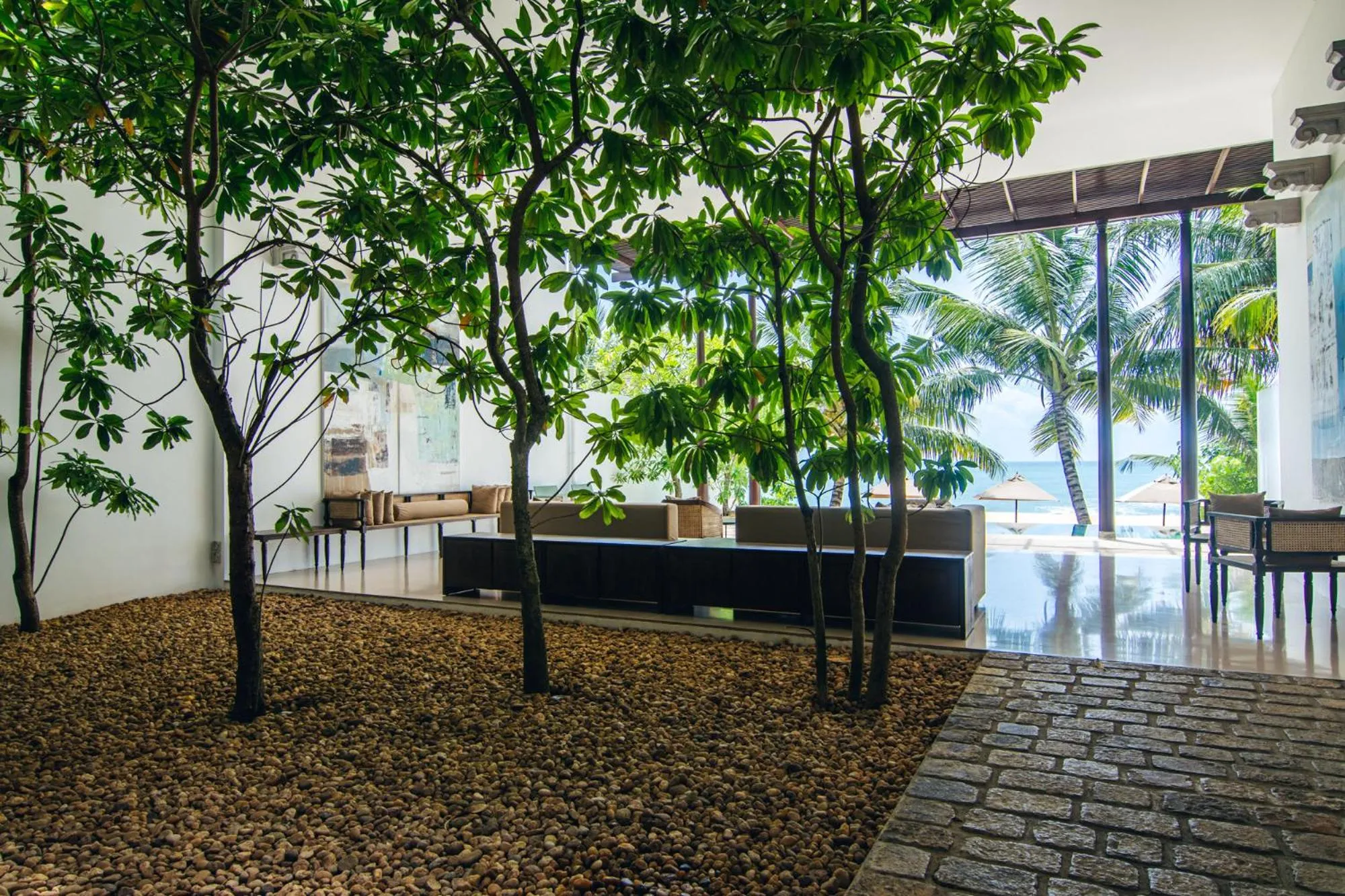 Lobby or reception in Three Gables Boutique Villa