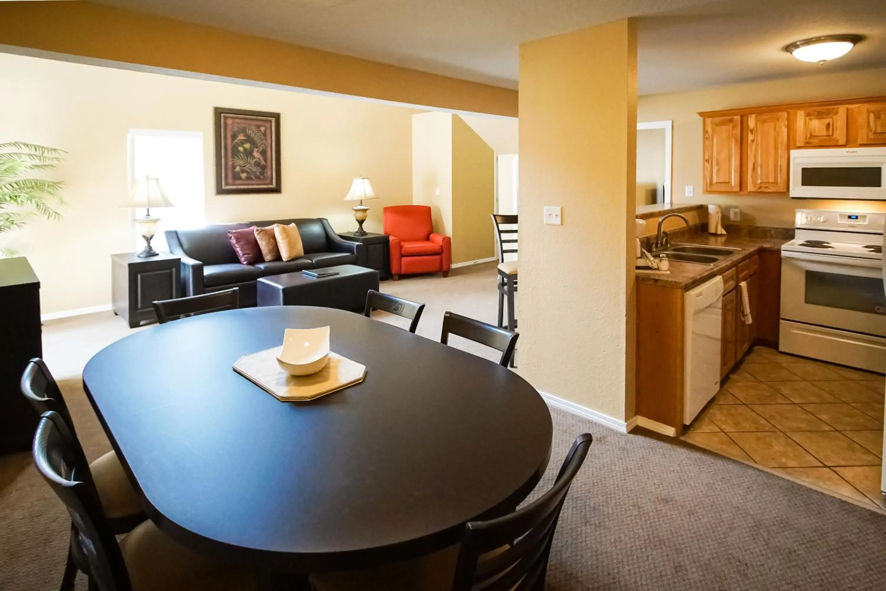 Dining area in The Townhouses