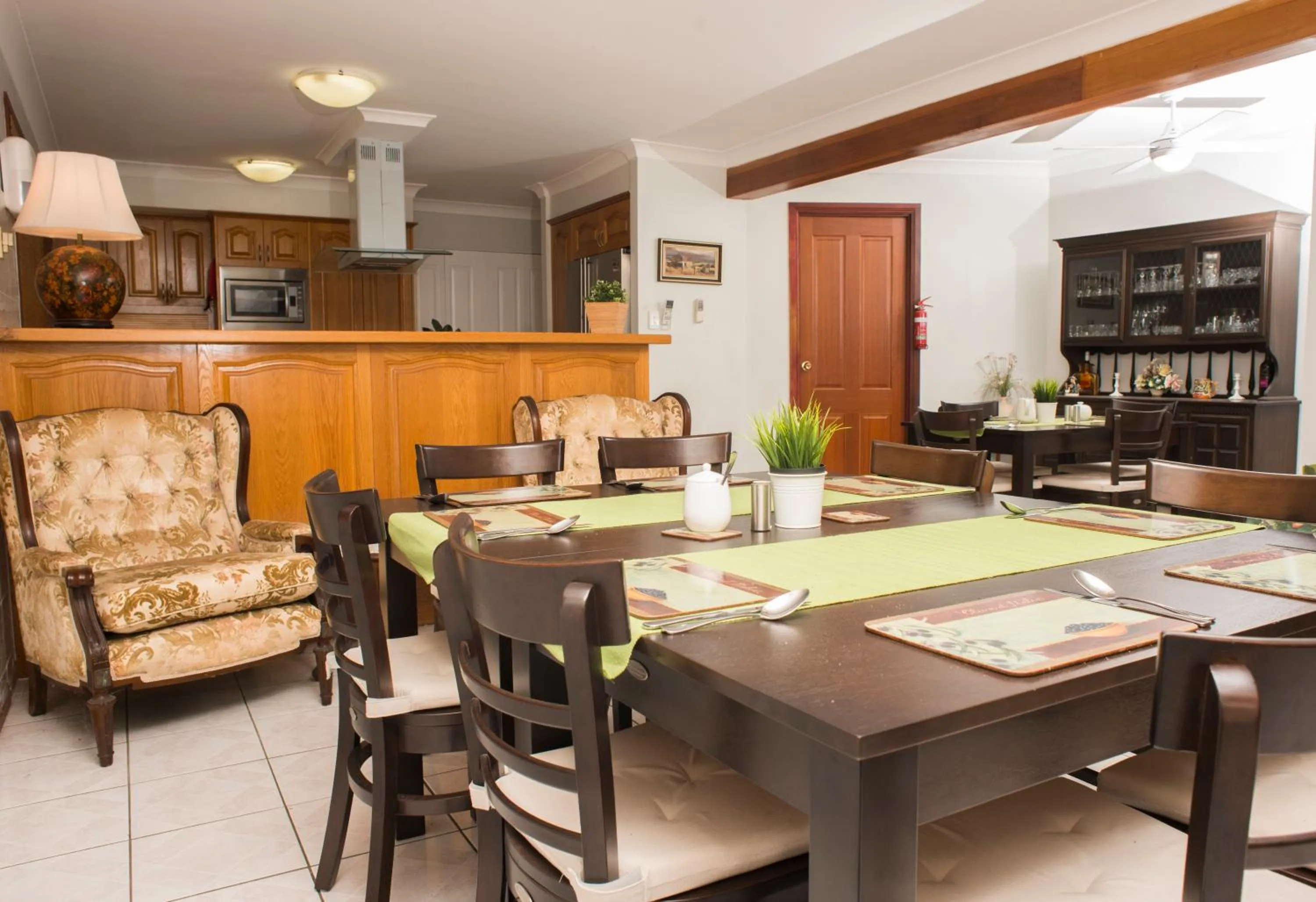 Continental breakfast in Ainslie Manor Guest House