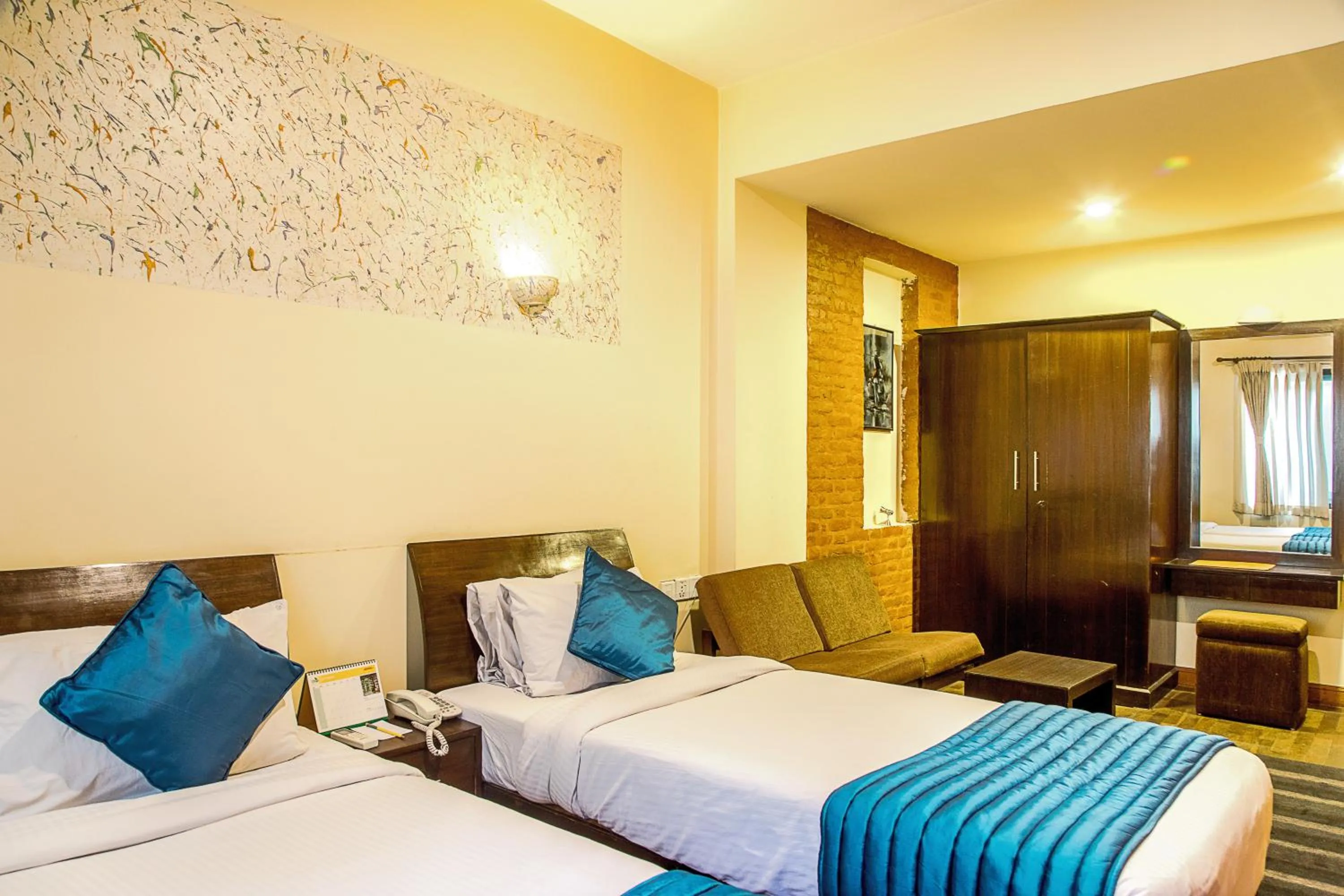 Photo of the whole room, Bed in Gaju Suite Hotel