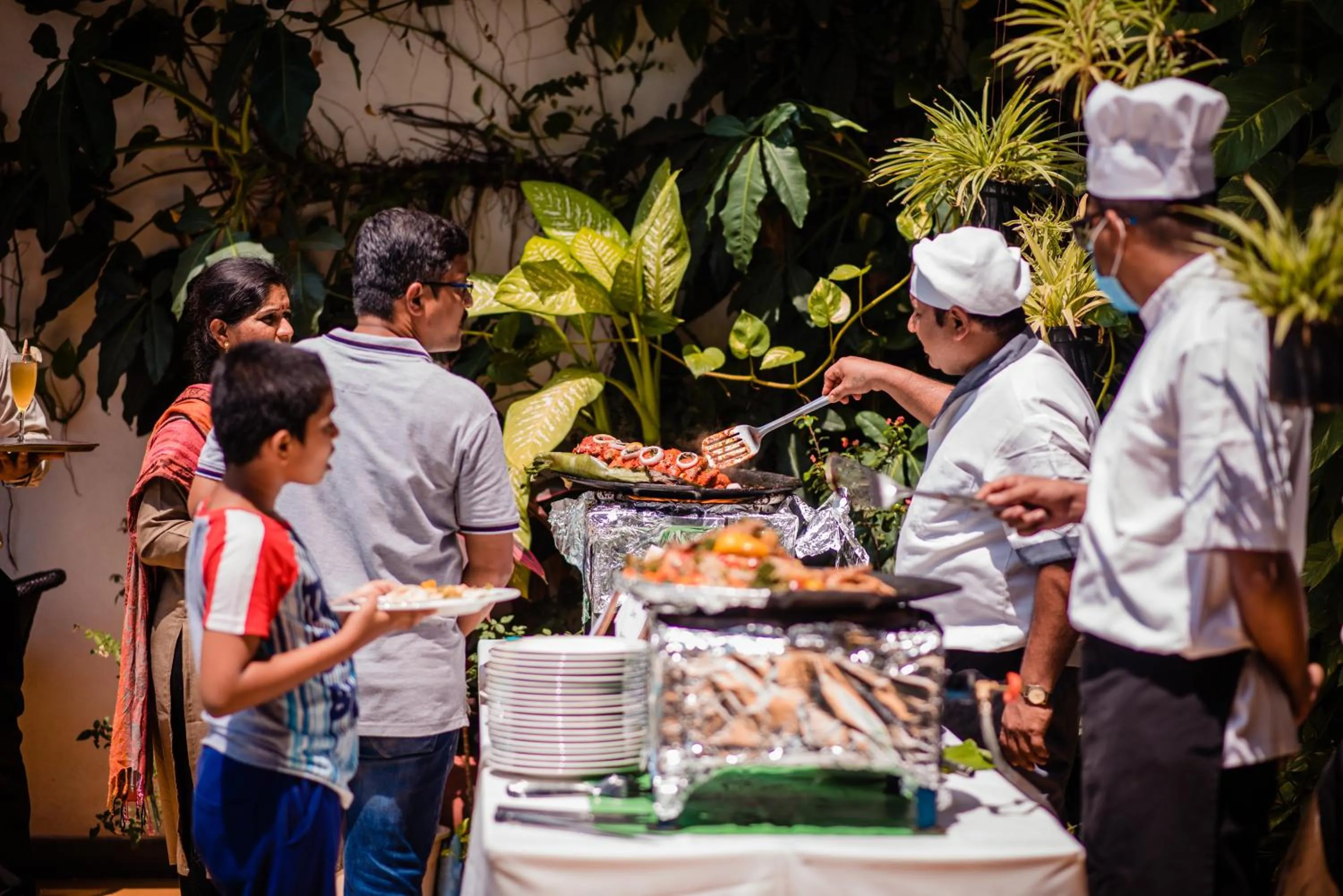 Food and drinks in La-Paz Gardens Beacon Hotel - Vasco da Gama Goa