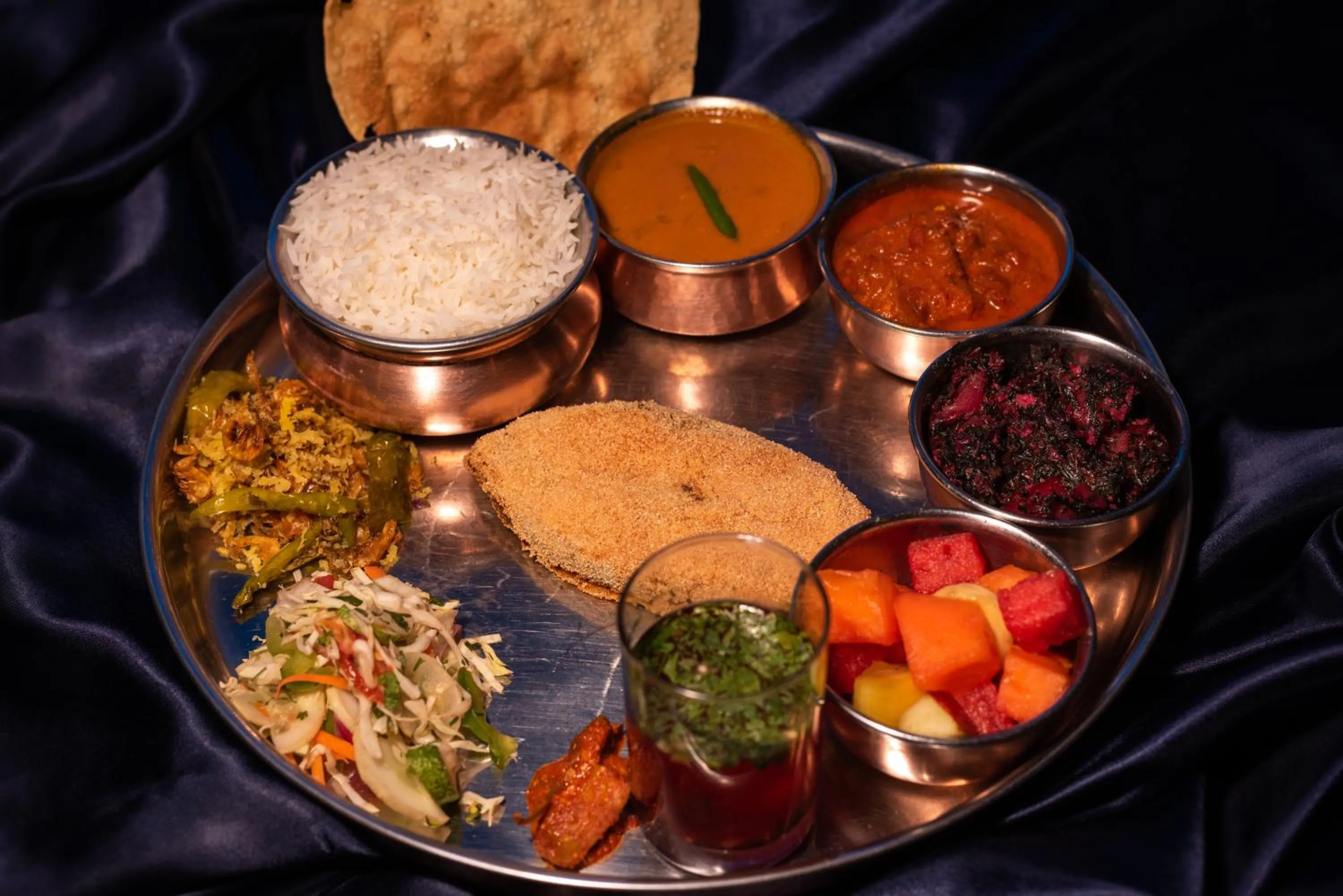 Food close-up in La-Paz Gardens Beacon Hotel - Vasco da Gama Goa