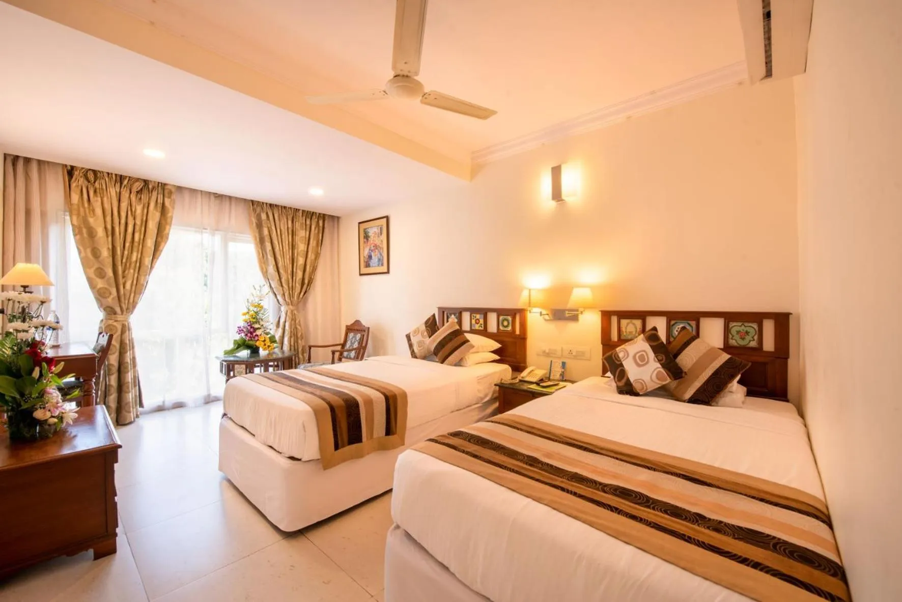 Photo of the whole room, Bed in La-Paz Gardens Beacon Hotel - Vasco da Gama Goa