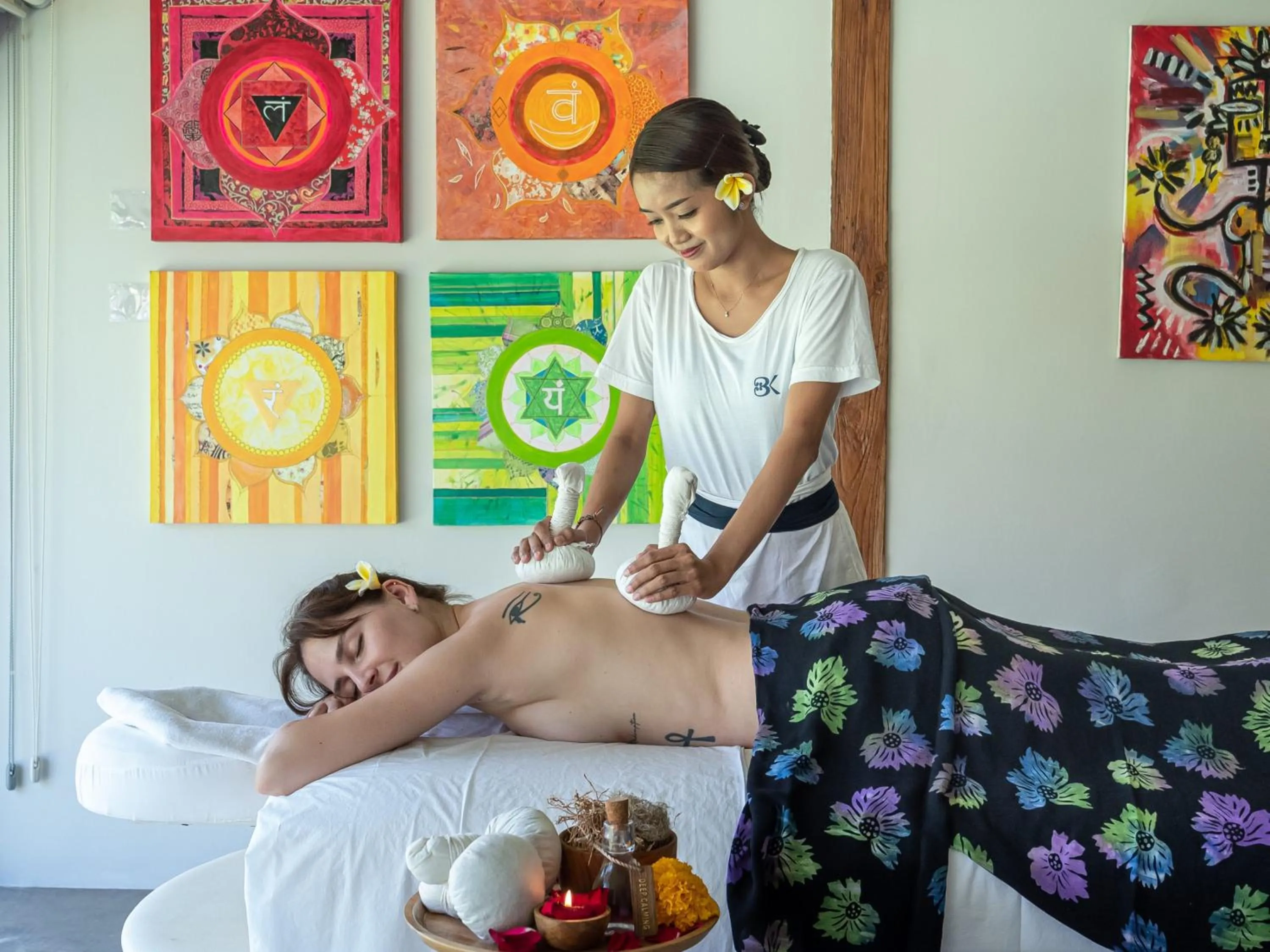 Massage in Blue Karma Village