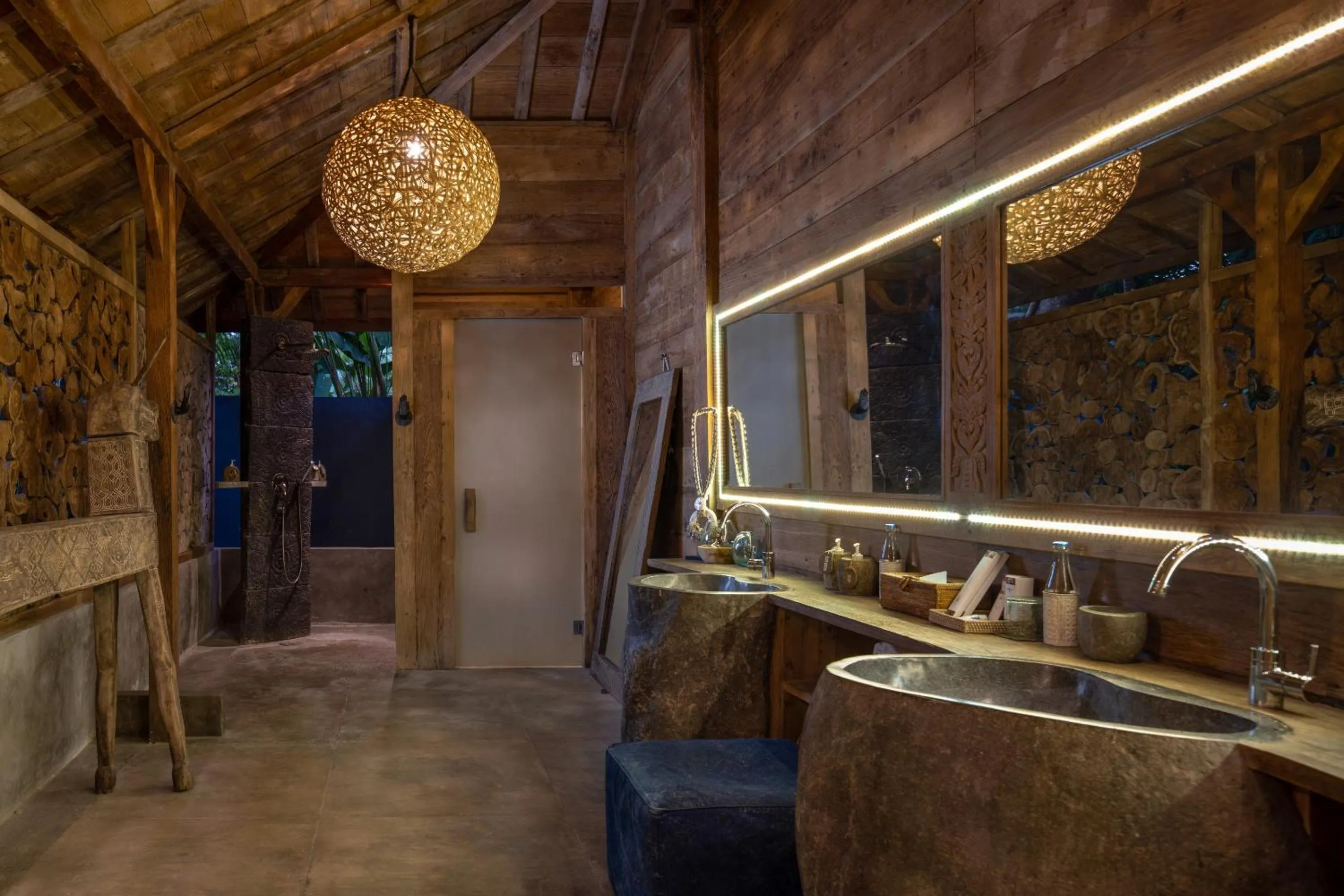 Bathroom in Blue Karma Village