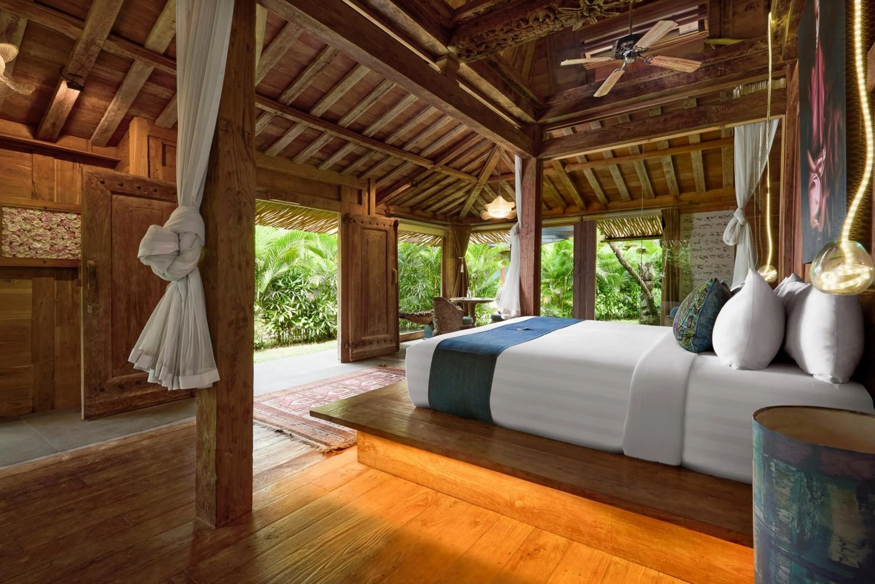 Bed in Blue Karma Village