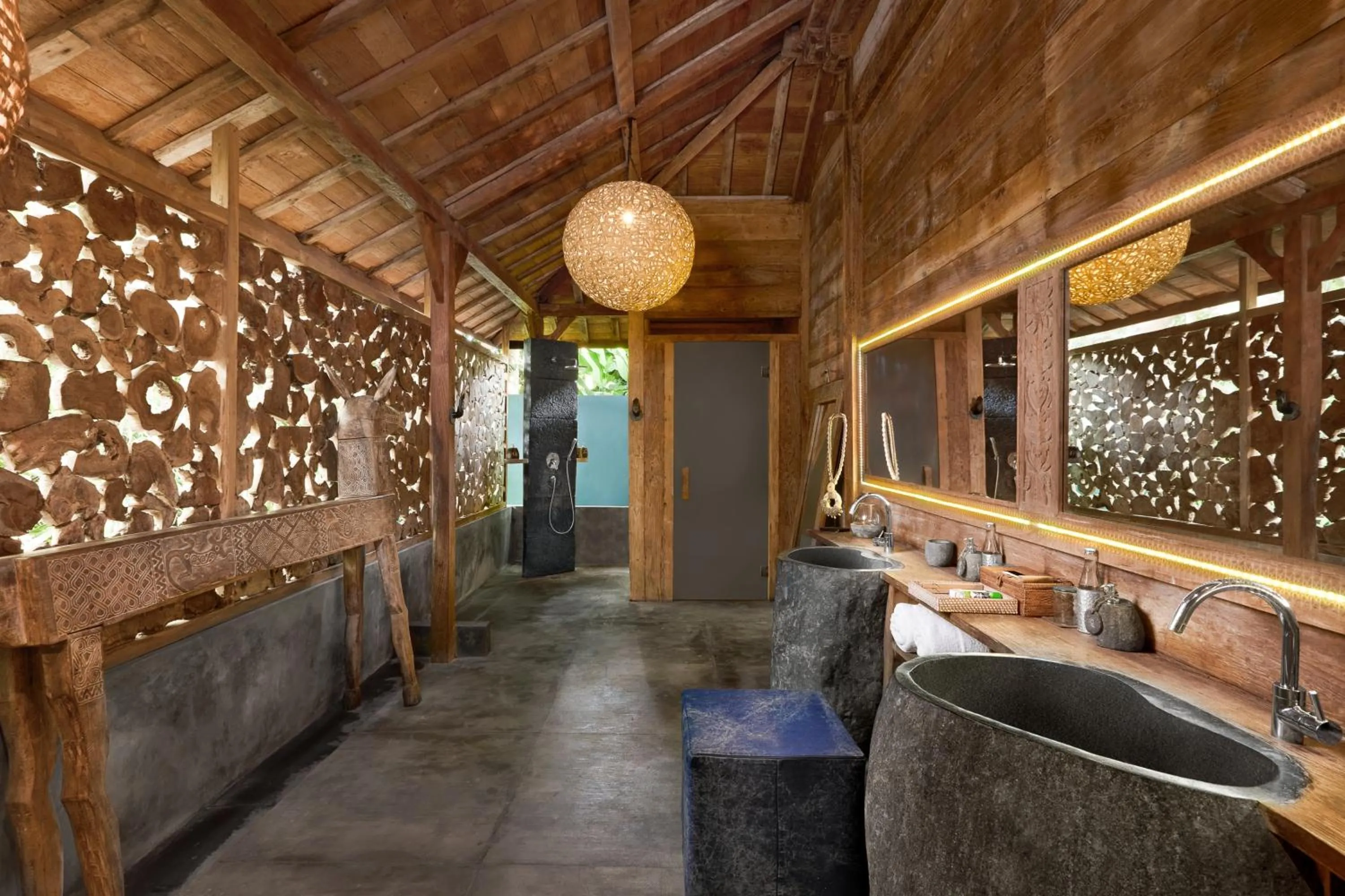 Bathroom in Blue Karma Village