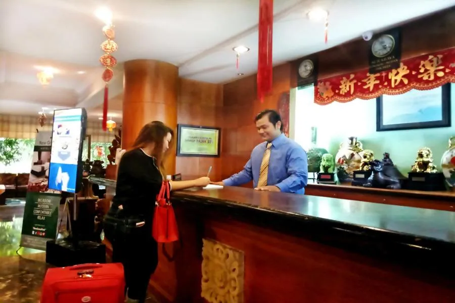 Lobby or reception in New Grand Park Hotel