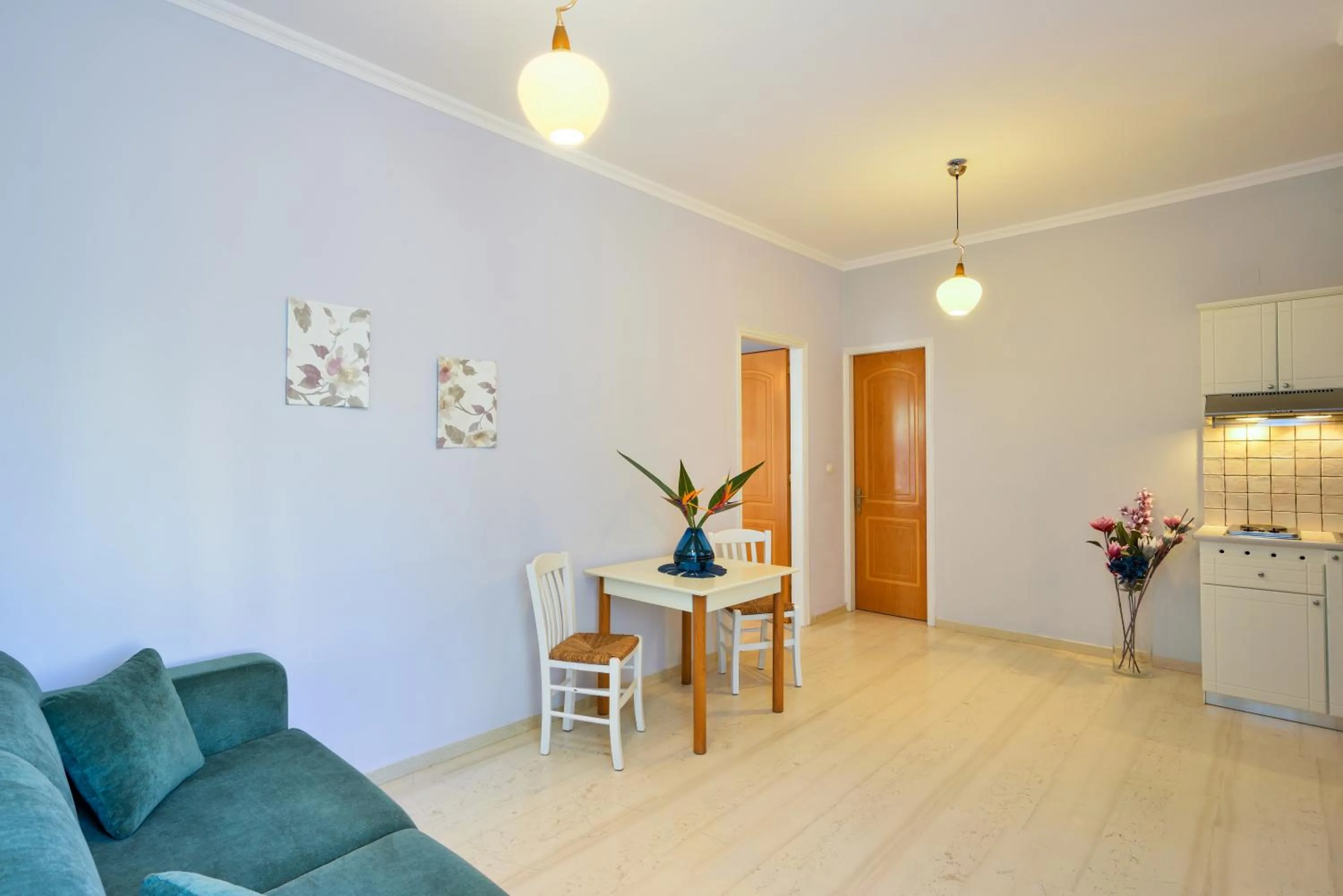 Kitchen or kitchenette in Poseidon Apartments