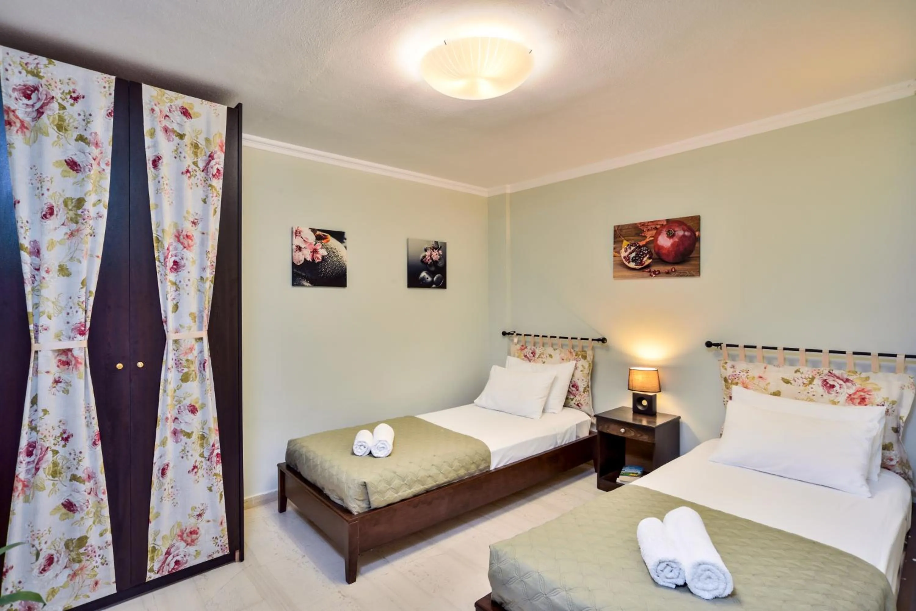 Bedroom, Bed in Poseidon Apartments