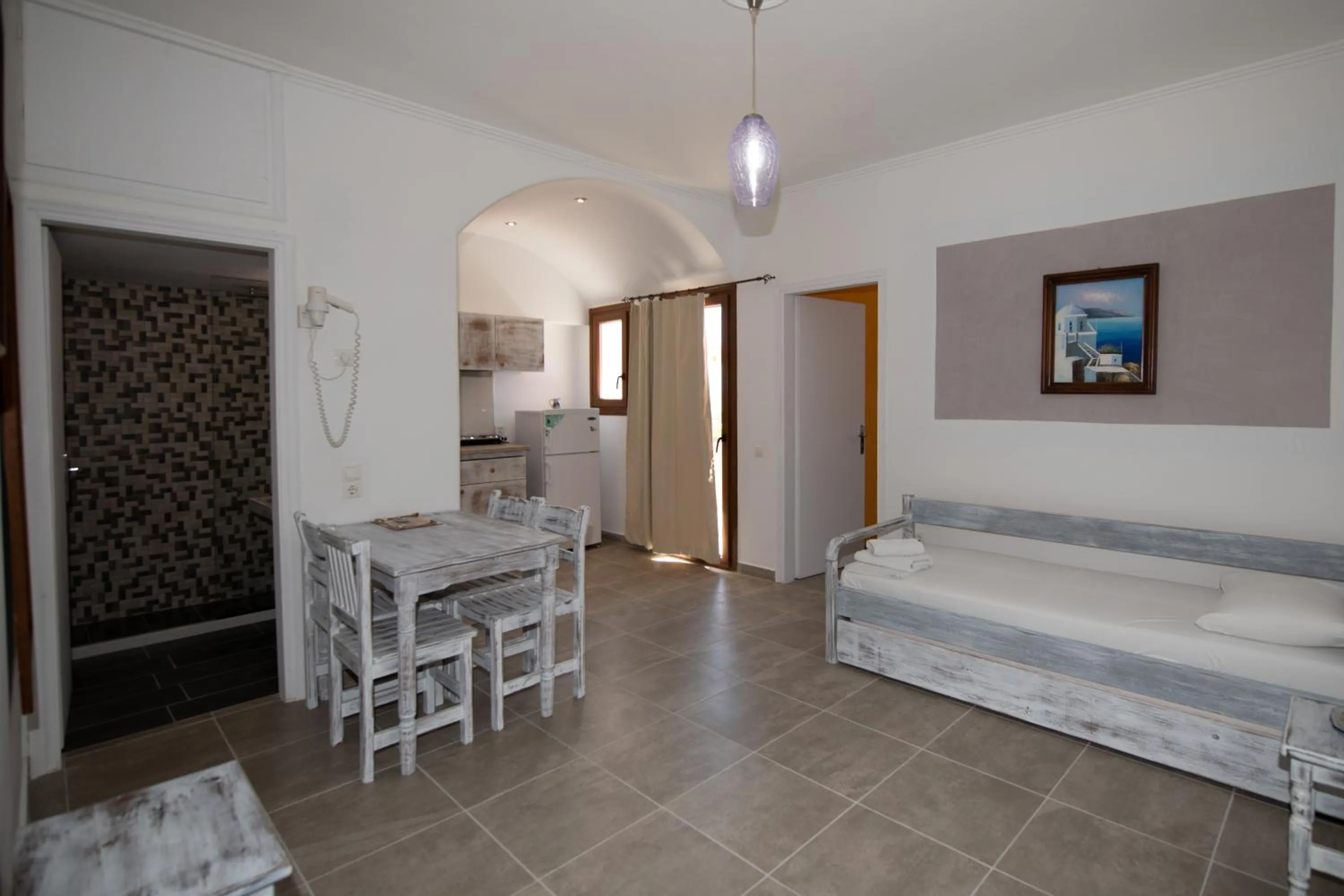 Bed in Orfeas Apartments