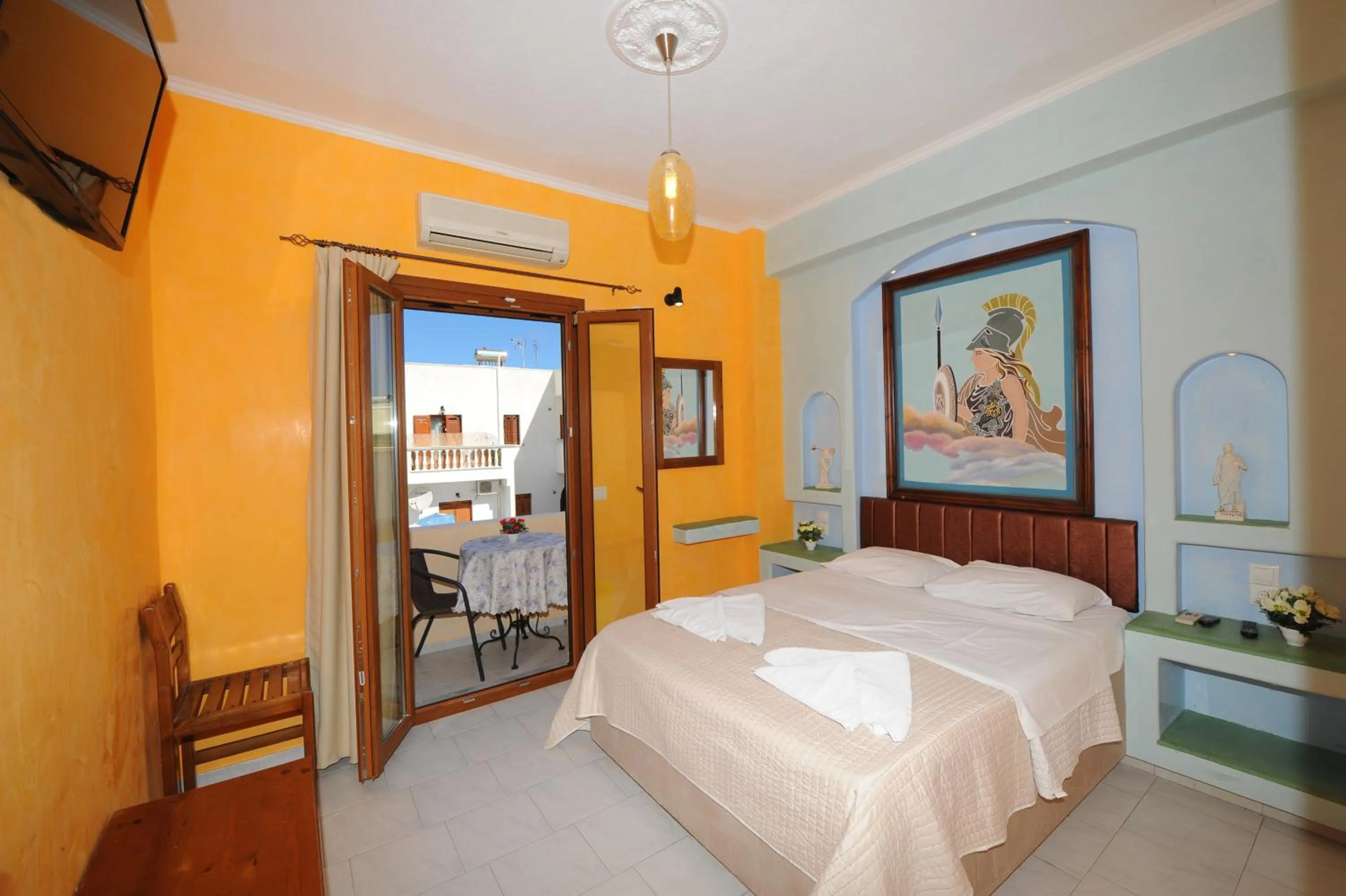 Bedroom, Bed in Orfeas Apartments