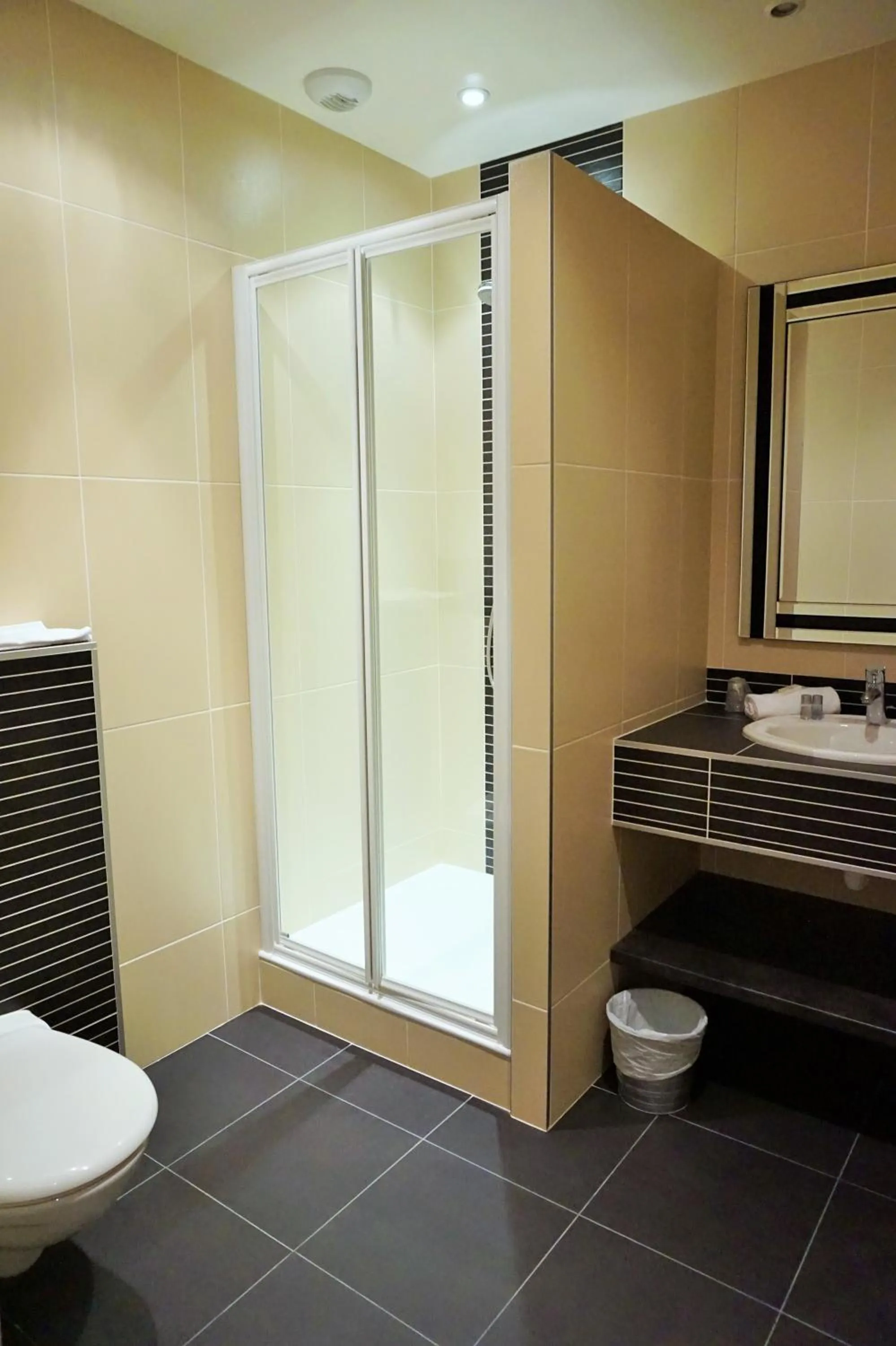 Shower in Hotel de la Couronne