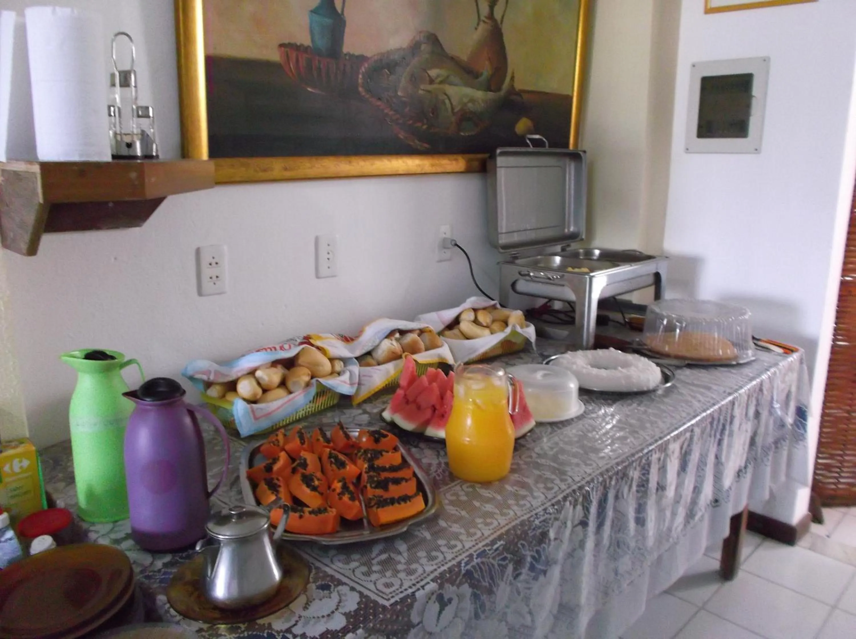 Food and drinks in Pousada Tia Helena