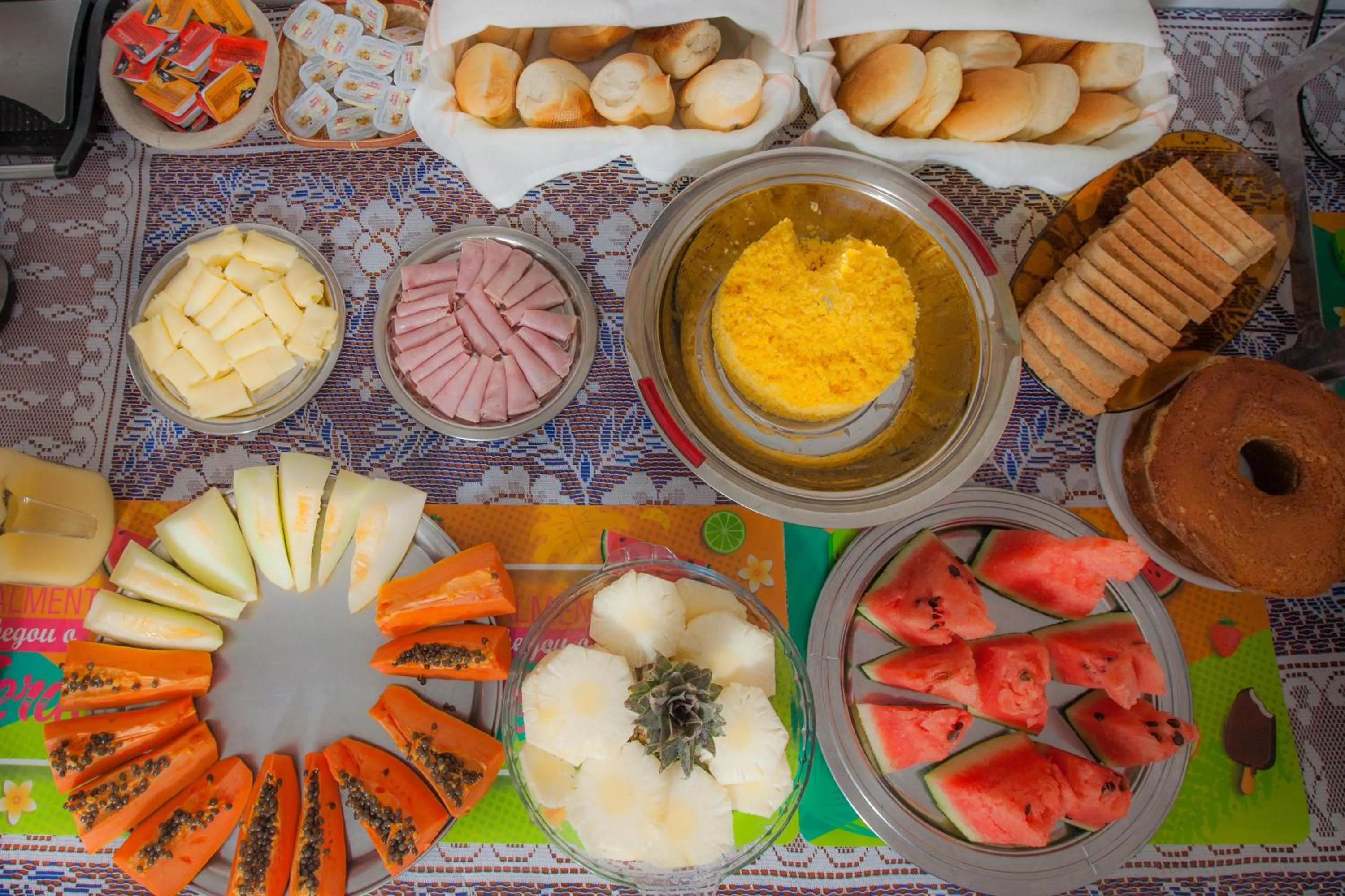 Food and drinks in Pousada Tia Helena